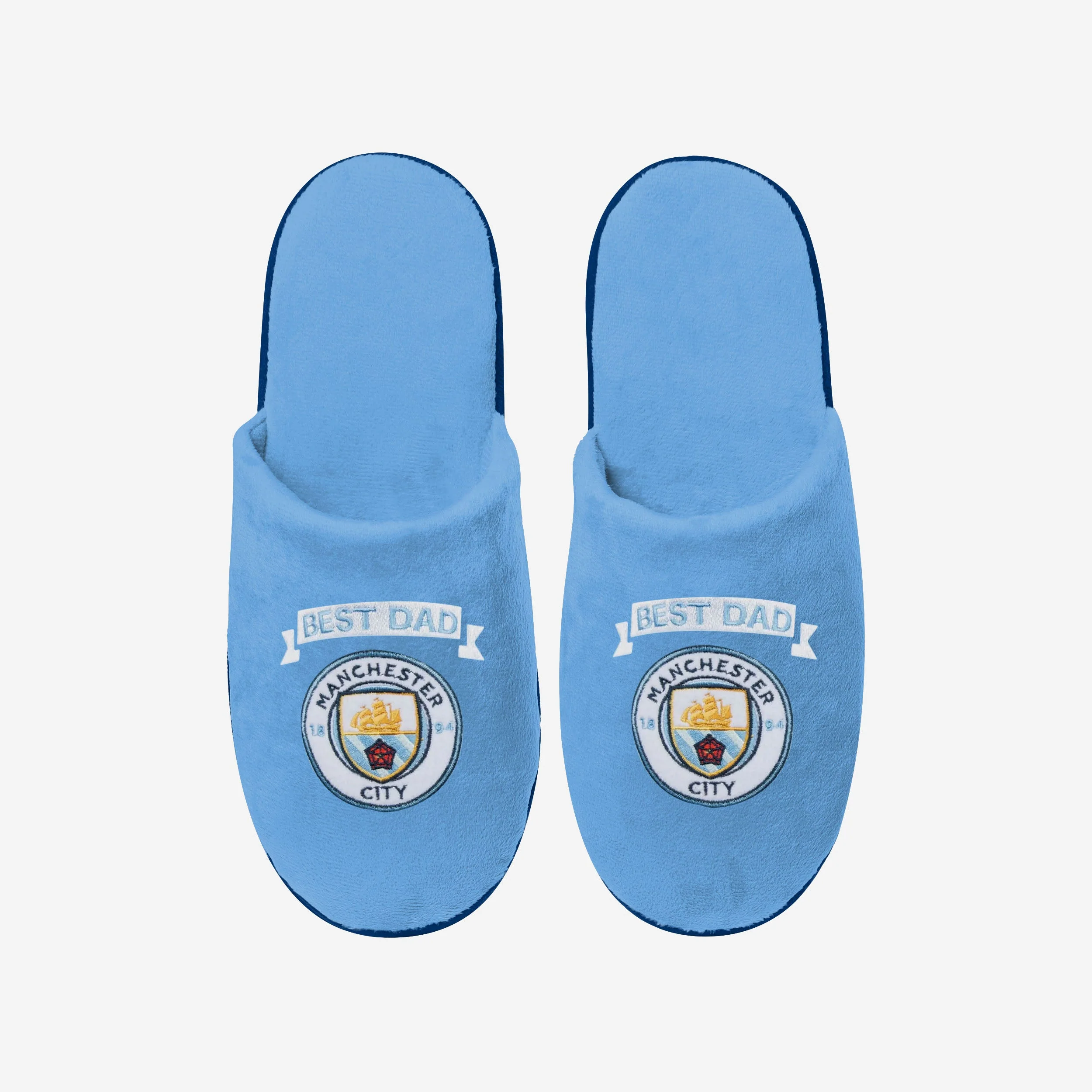 Manchester City FC Best Dad Slippers - Image 4