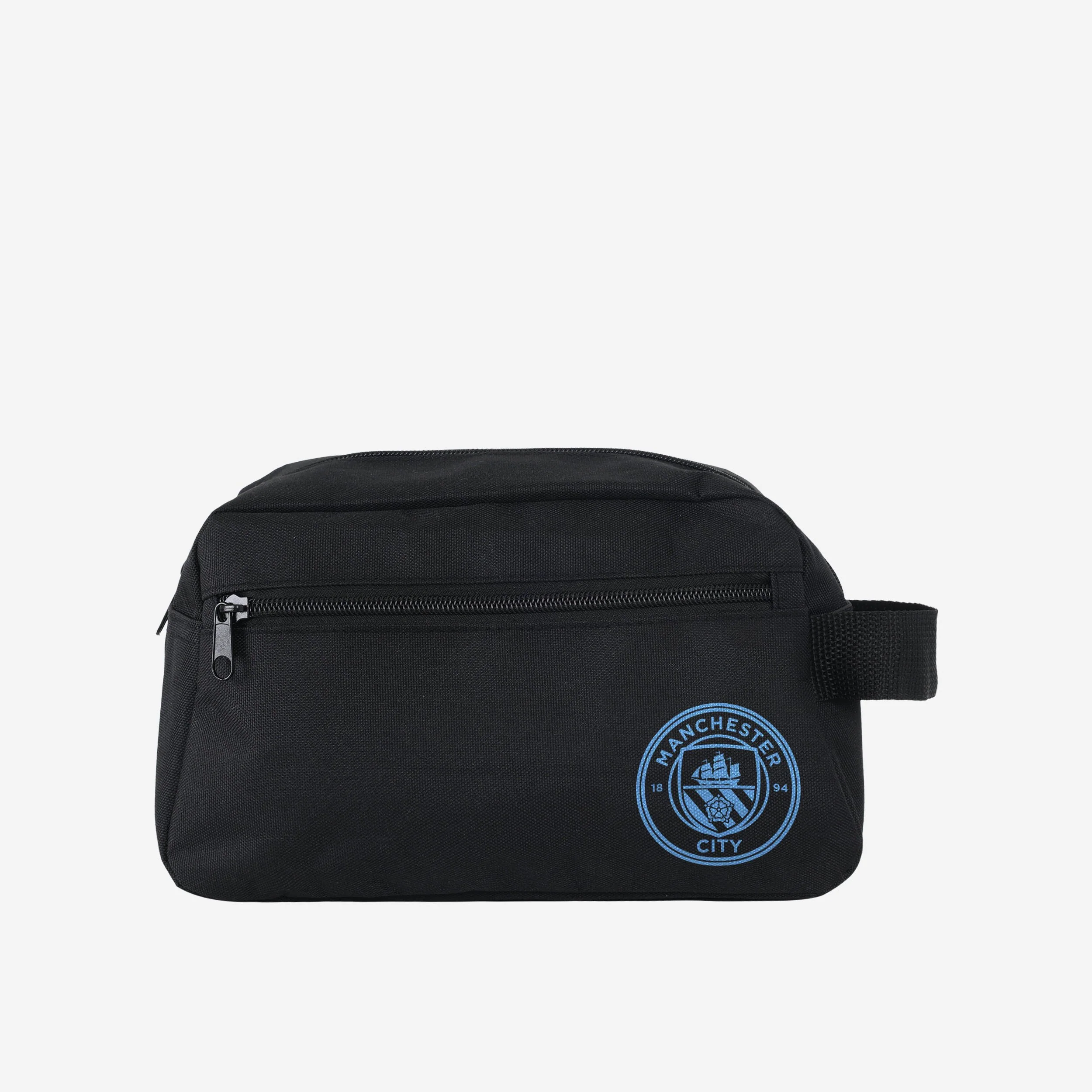 Manchester City FC Black Recycled Toiletry Bag