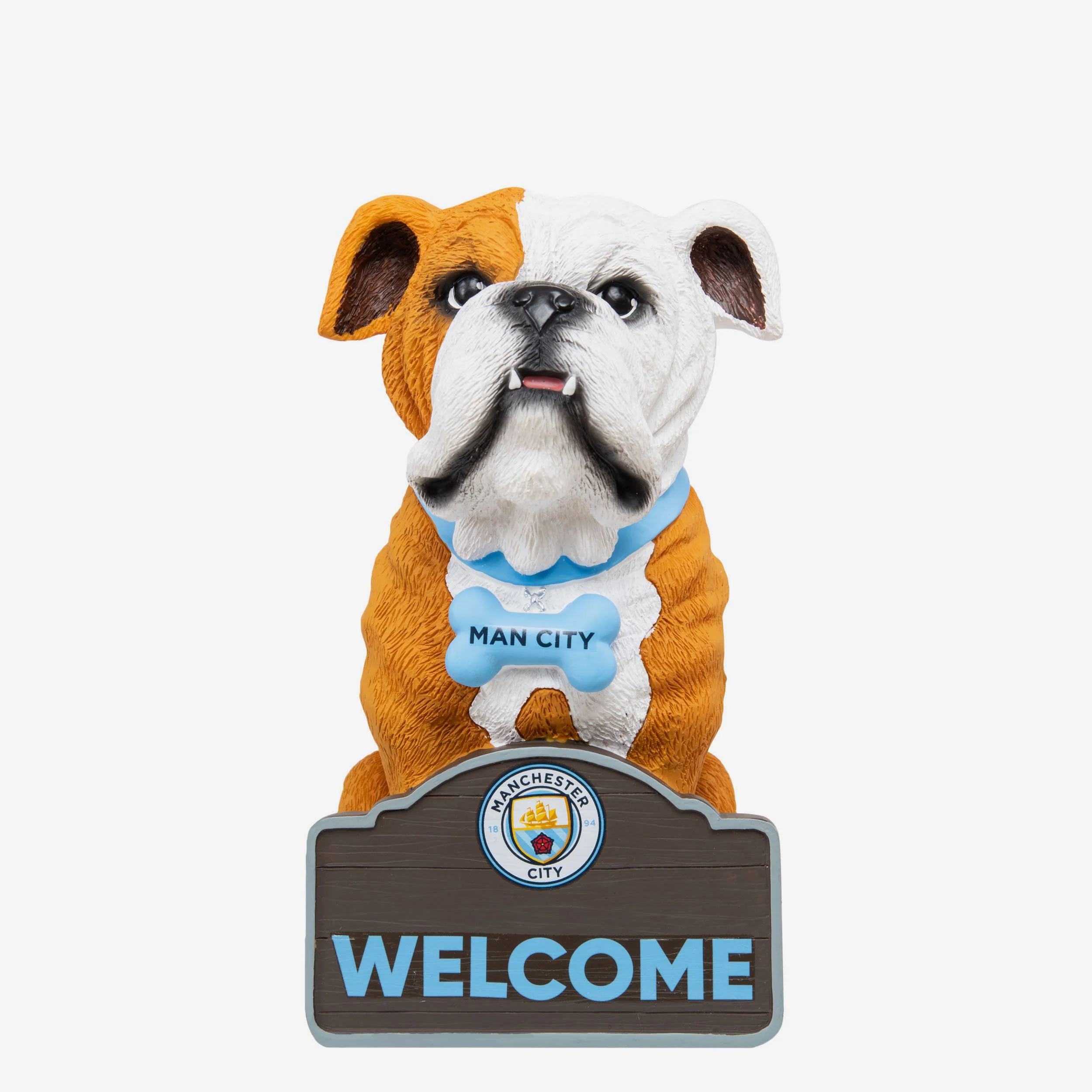 Manchester City FC Bulldog Gnome