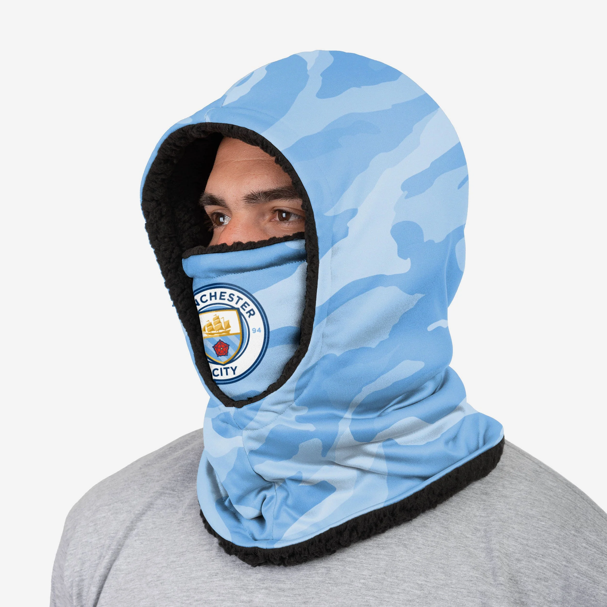 Manchester City FC Camo Hooded Snood - Image 2