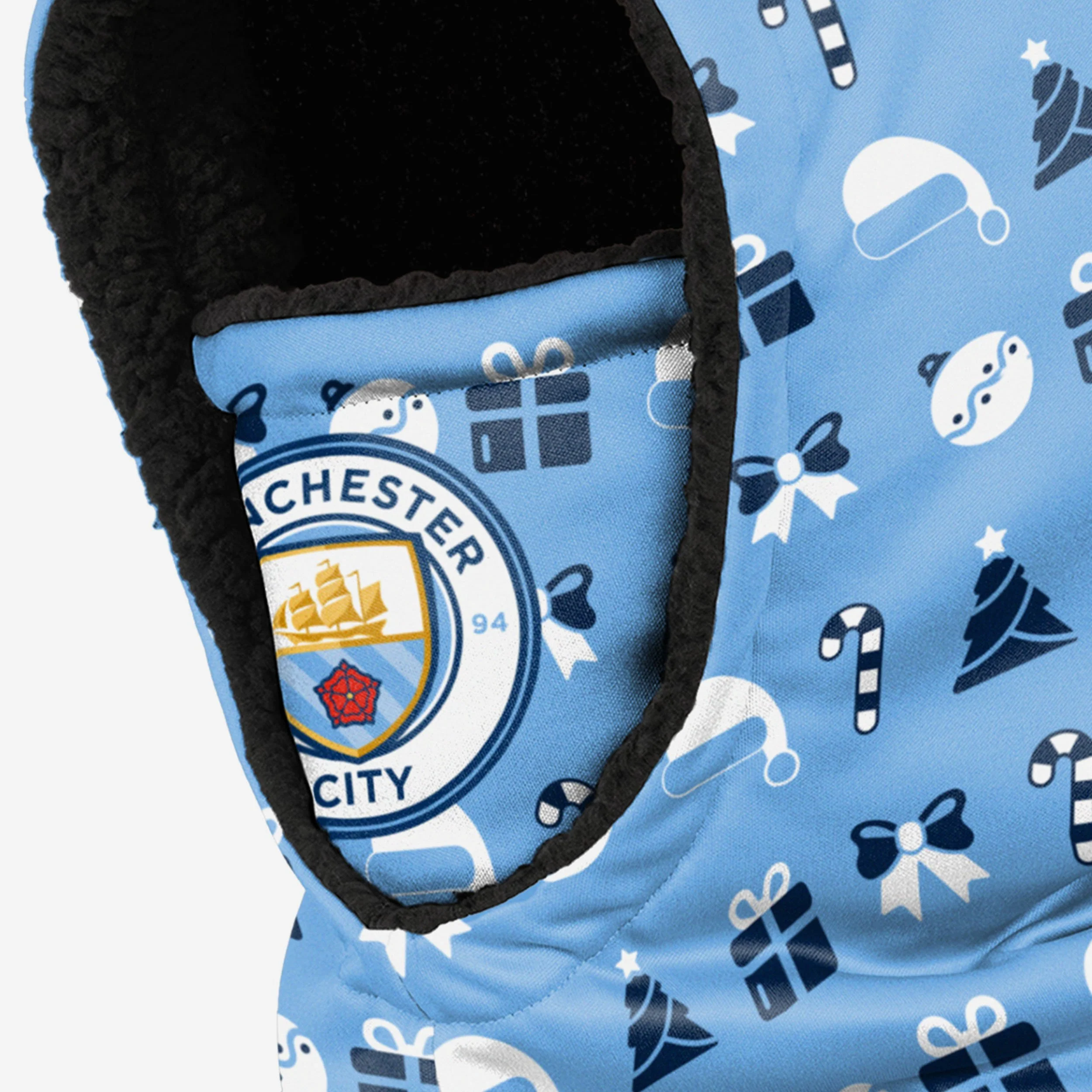 Manchester City FC Christmas Hooded Snood - Image 3
