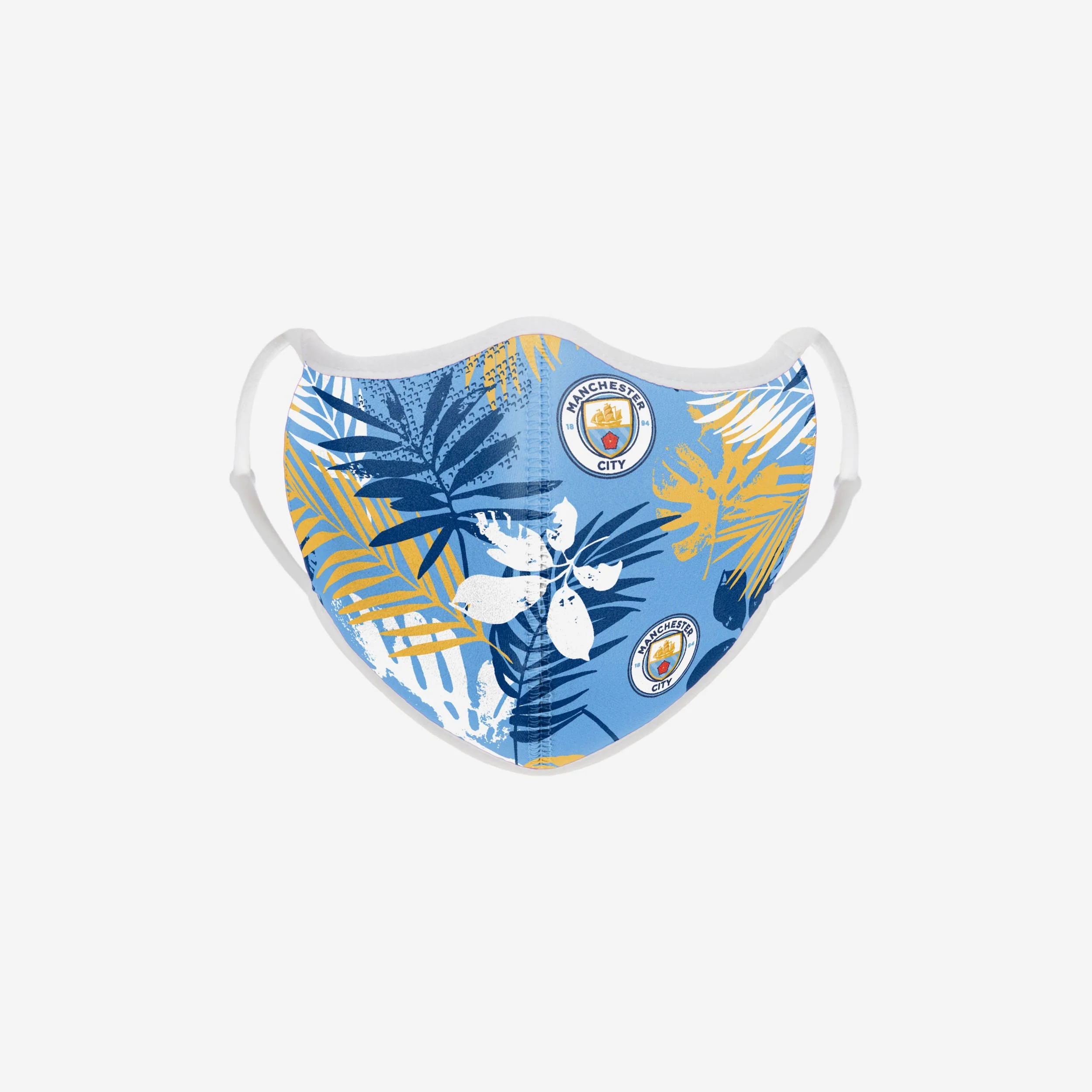 Manchester City FC Floral Spring Face Cover