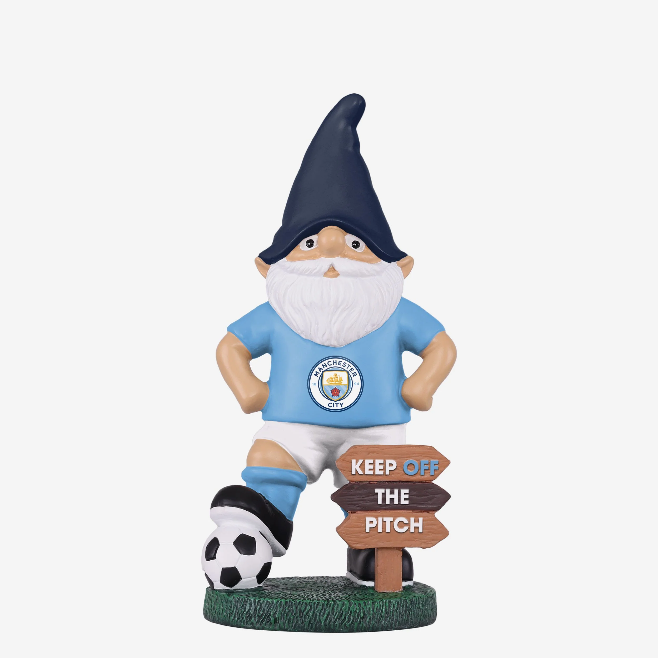 Manchester City FC Keep Off The Pitch Gnome