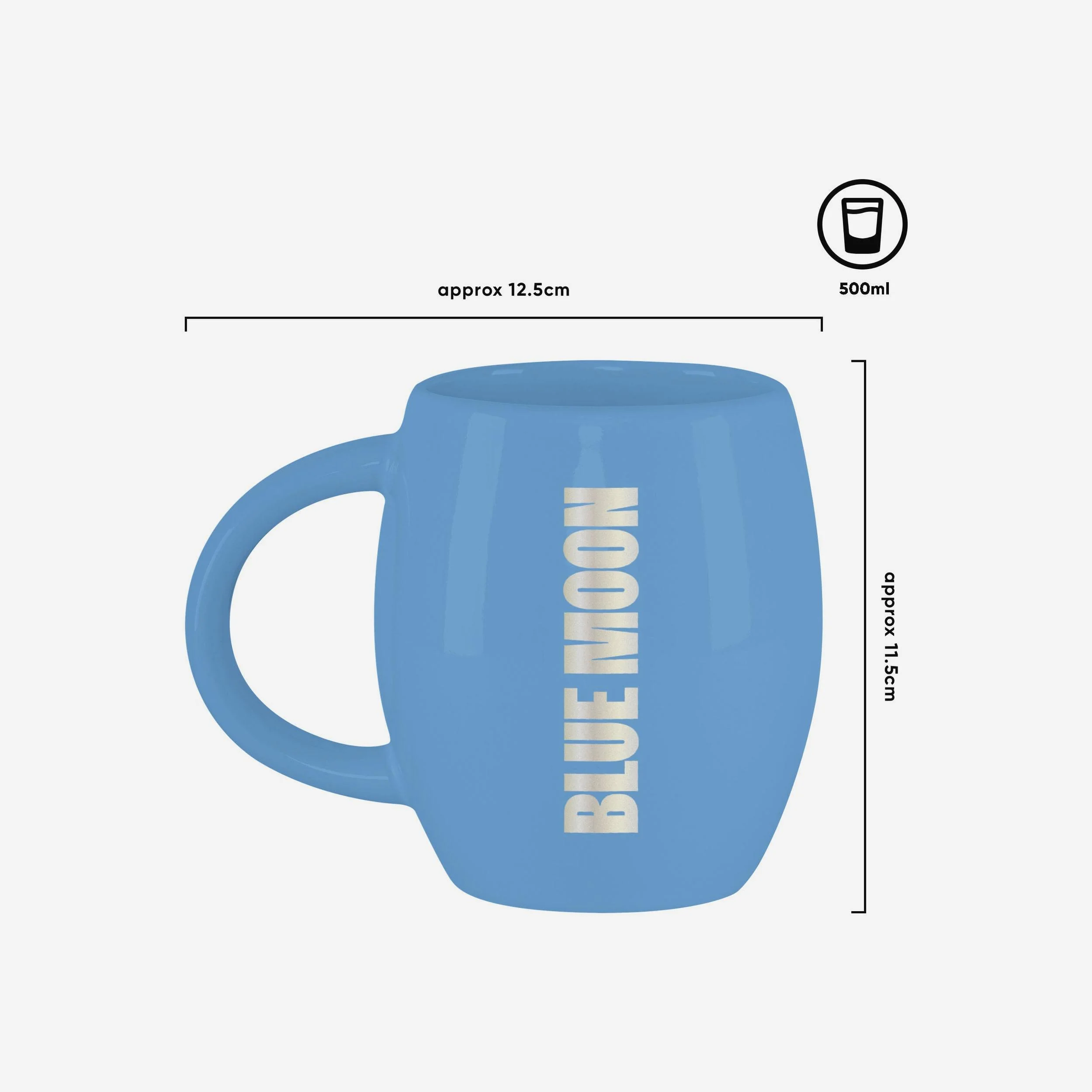 Manchester City FC Metallic Slogan Tea Tub Mug - Image 3