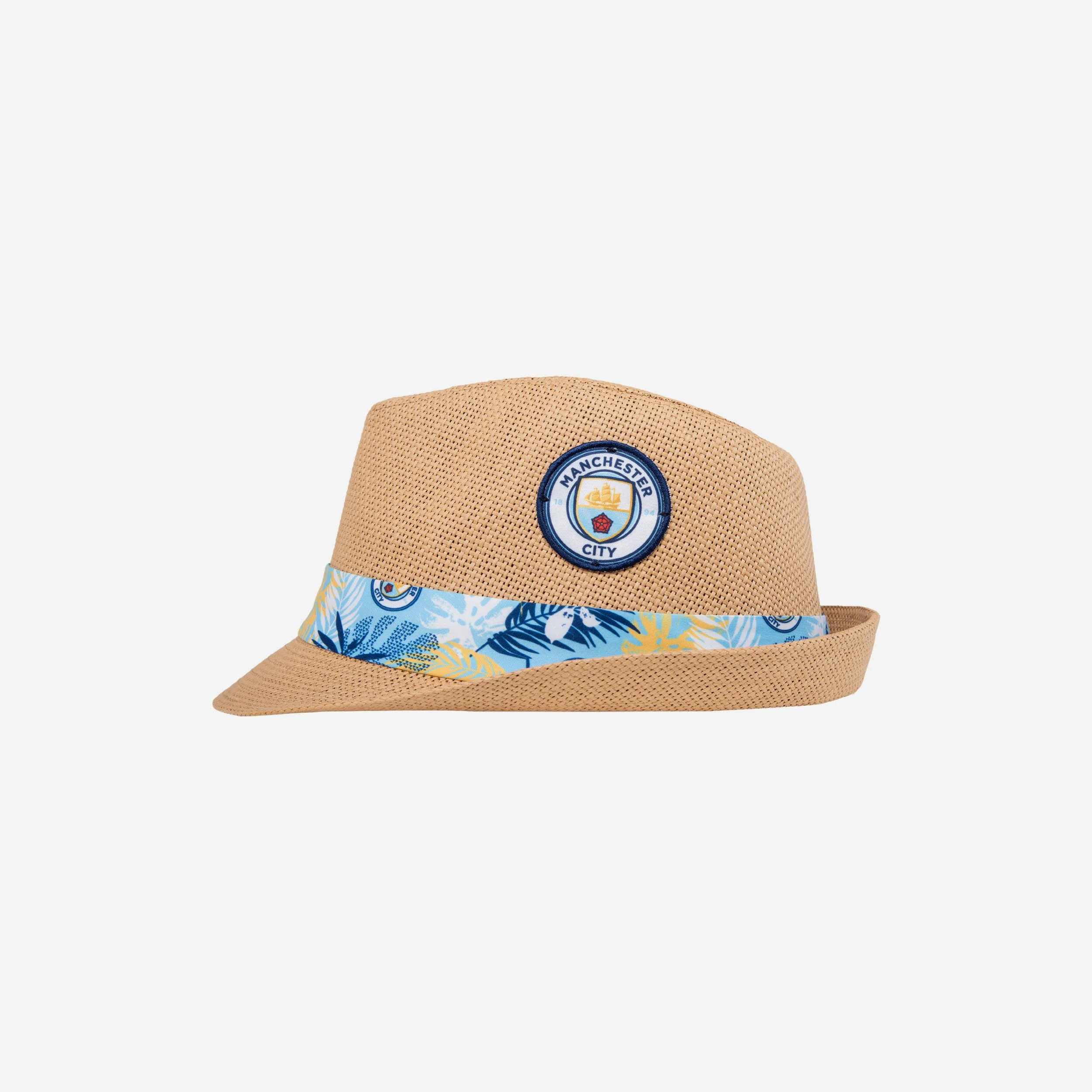 Manchester City FC Original Trilby Straw Hat - Image 2