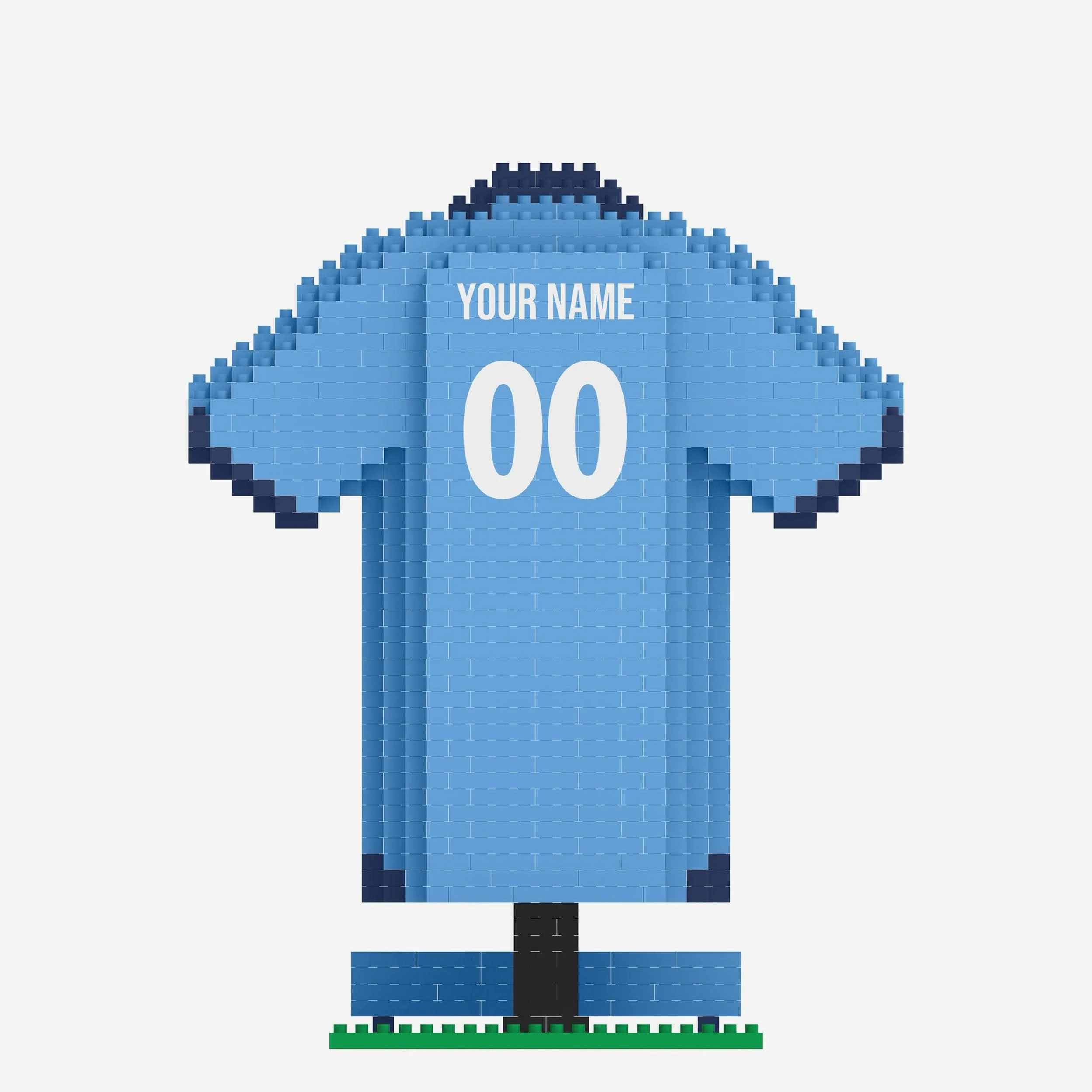 Manchester City FC Personalised BRXLZ Home Shirt - Image 3