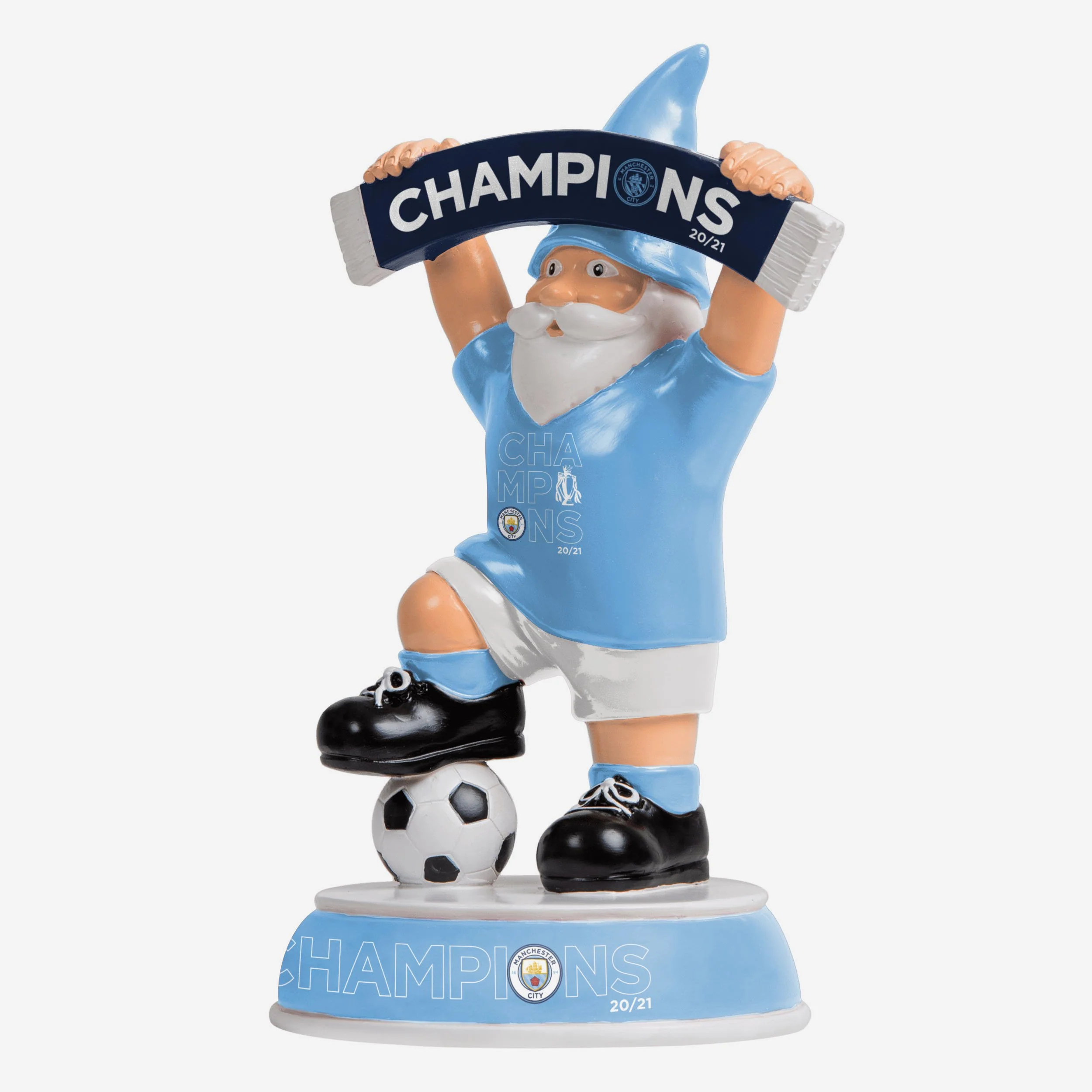 Manchester City FC Premier League Winners Scarf Gnome - Image 2