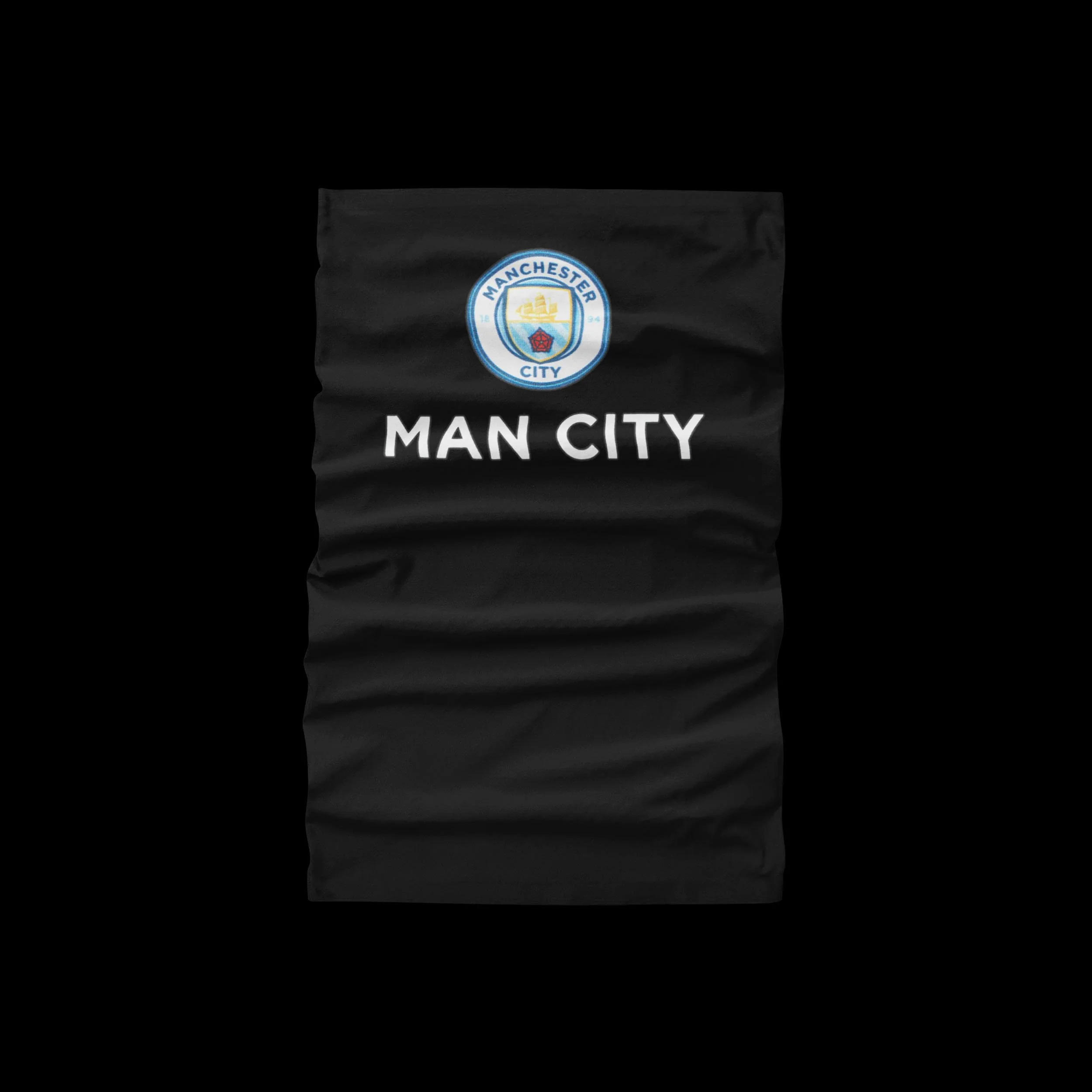 Manchester City FC Reflective Wordmark Snood Scarf - Image 2
