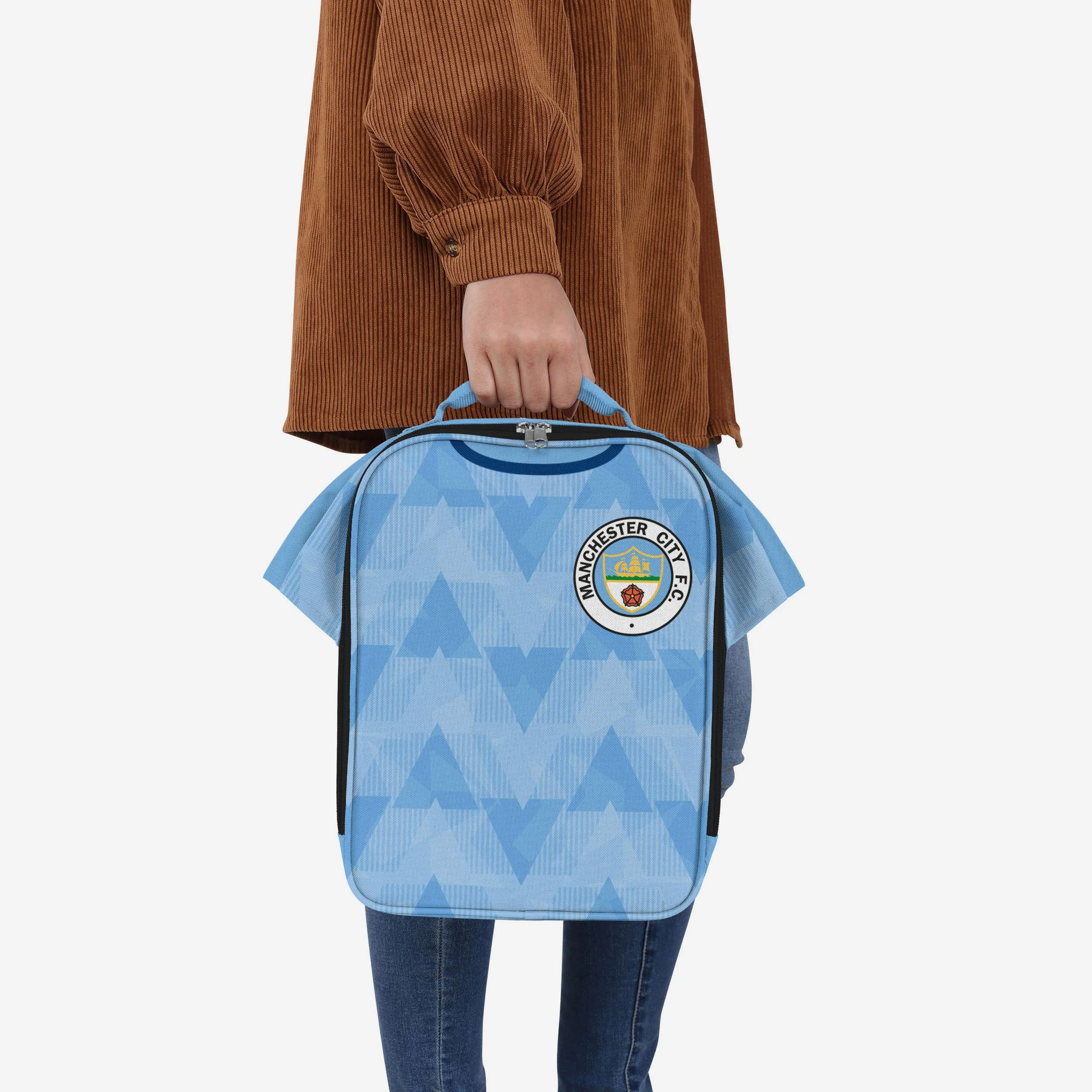 Manchester City FC Retro Shirt Lunch Bag - Image 5