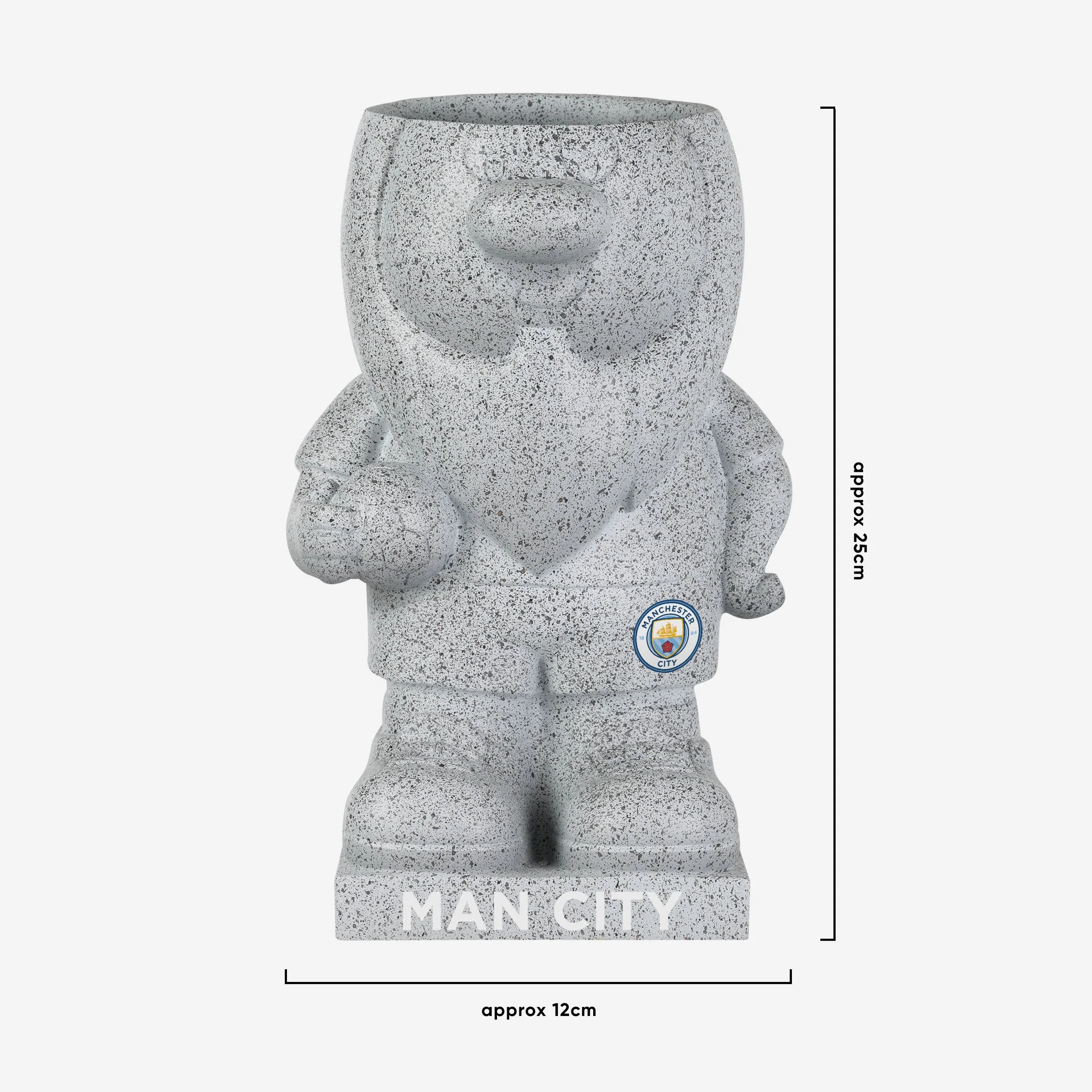 Manchester City FC Stone Effect Planter Gnome - Image 4