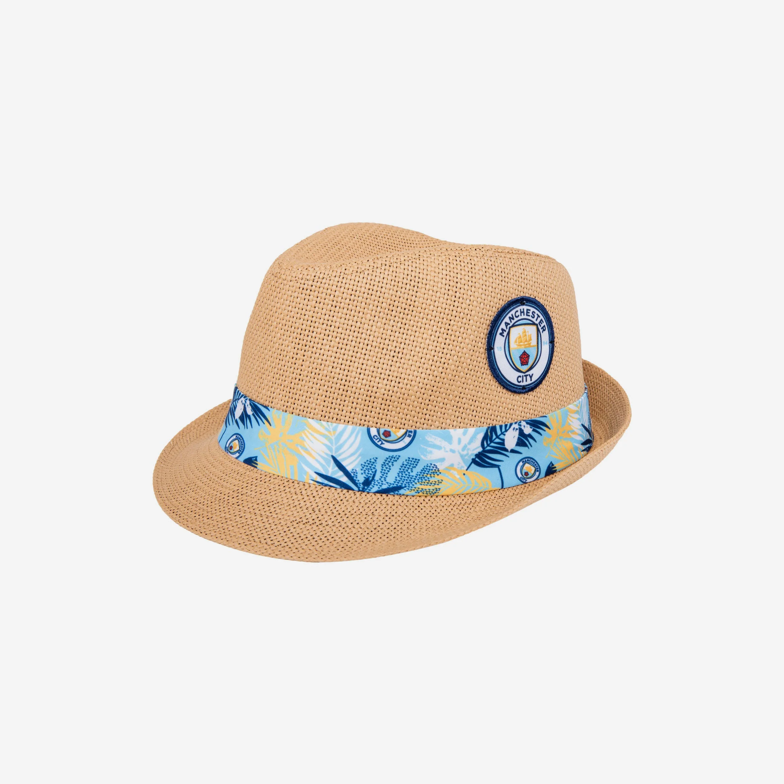 Manchester City FC Trilby Straw Hat