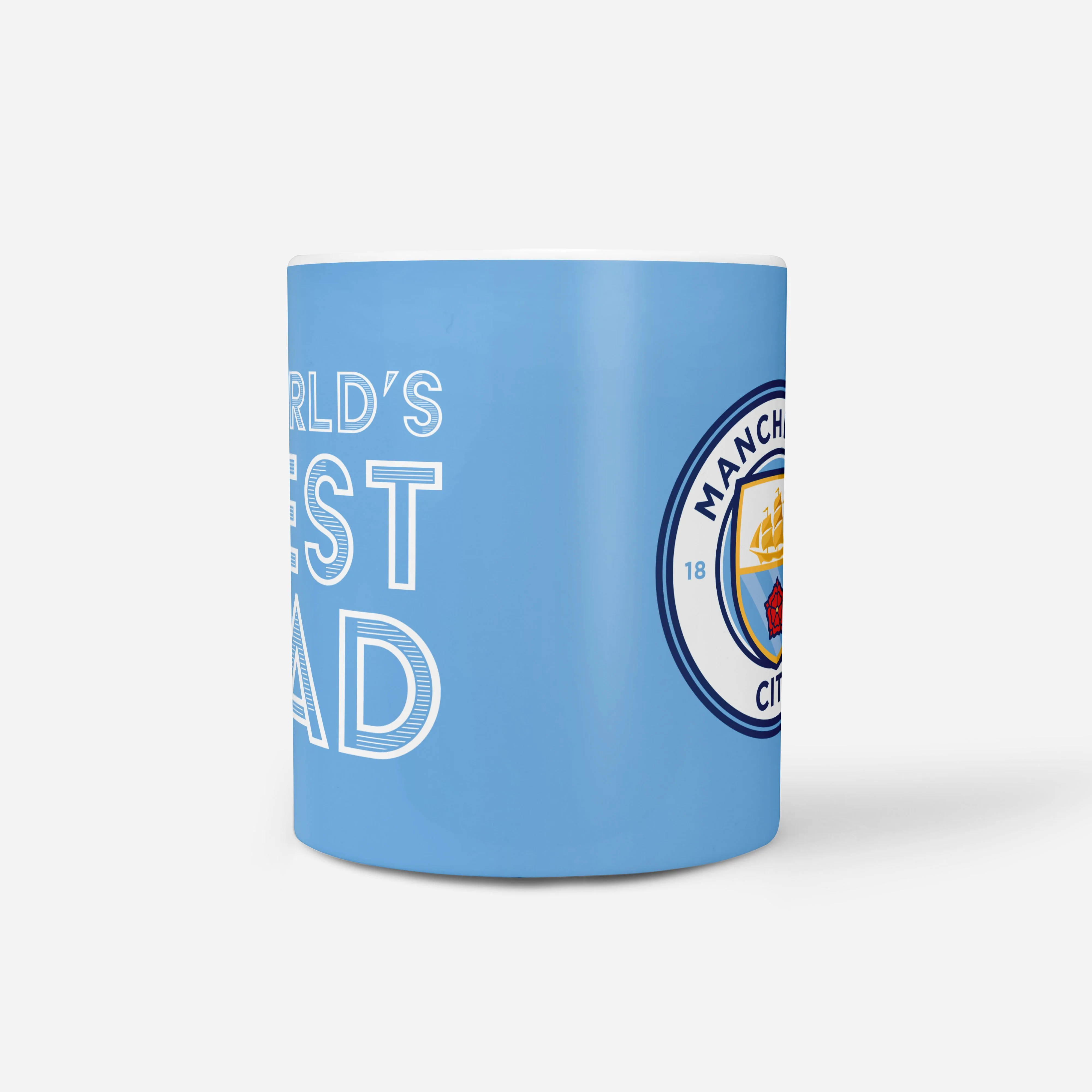 Manchester City FC Worlds Best Dad Mug - Image 4