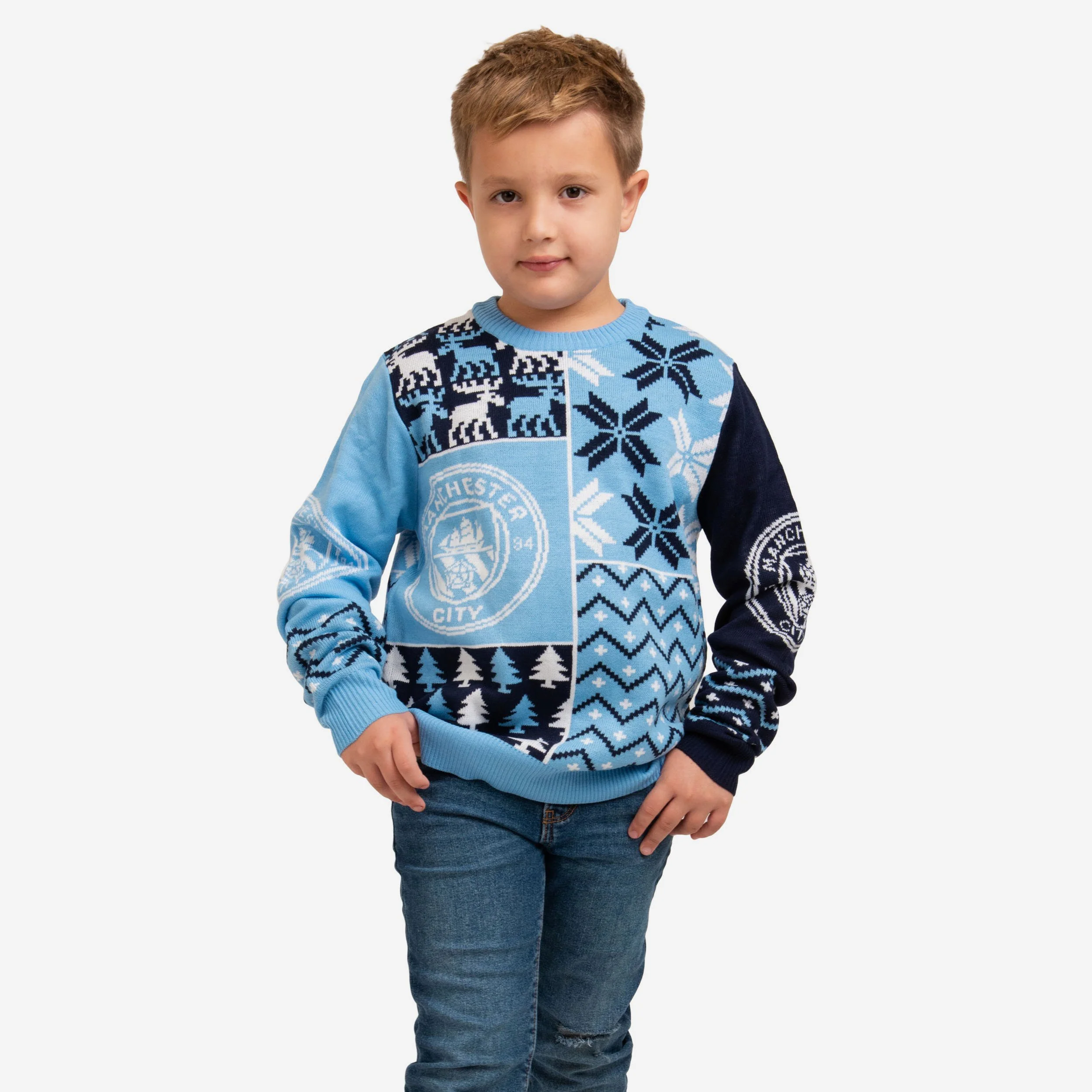 Manchester City FC Youth Christmas Sweater