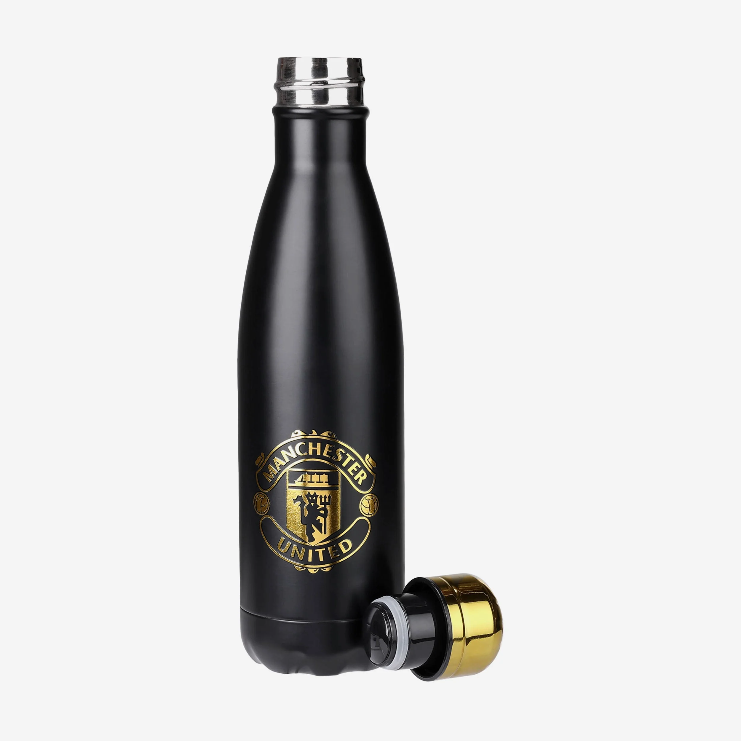 Manchester United FC Black & Gold Chill Water Bottle - Image 2