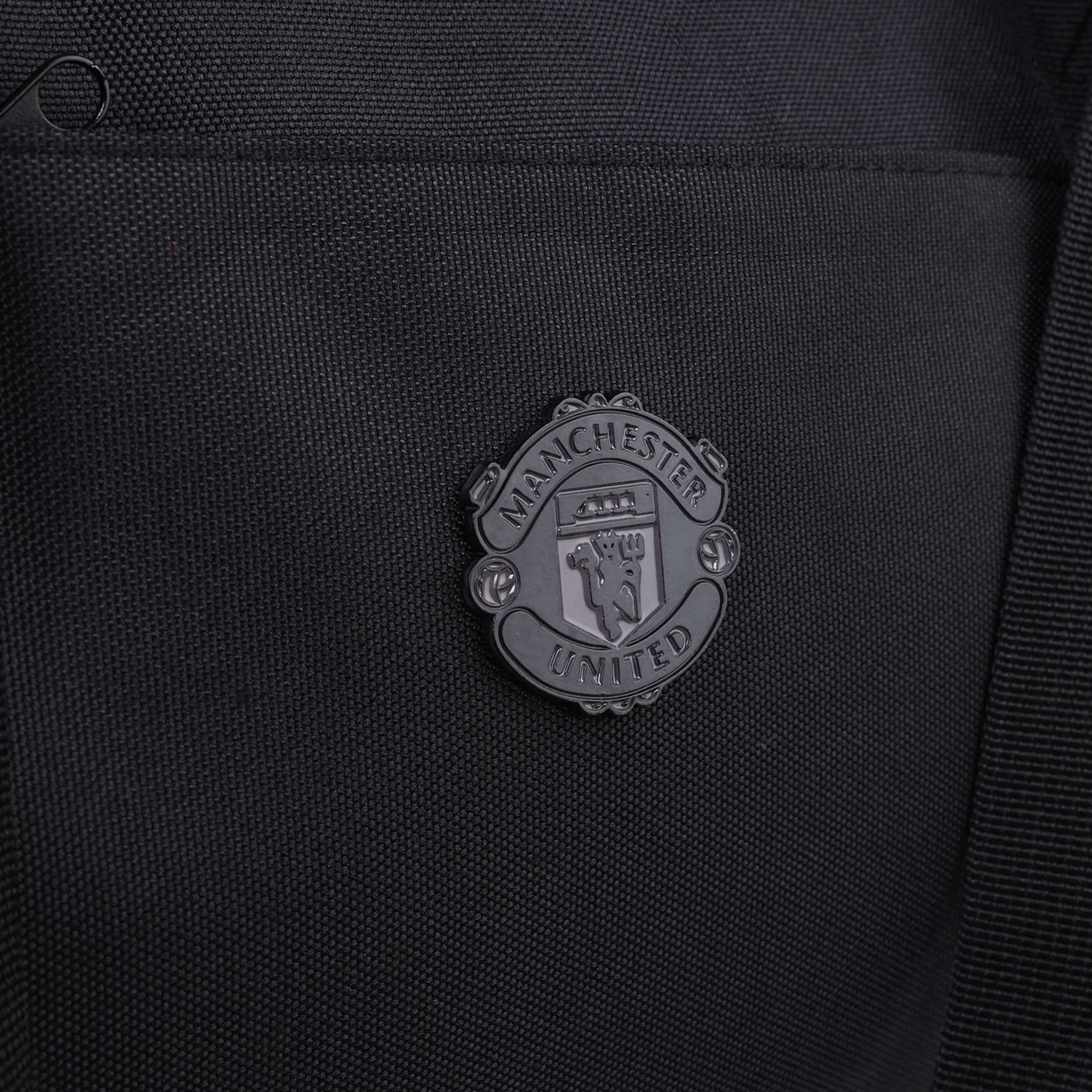 Manchester United FC Black on Black Duffle Bag - Image 3