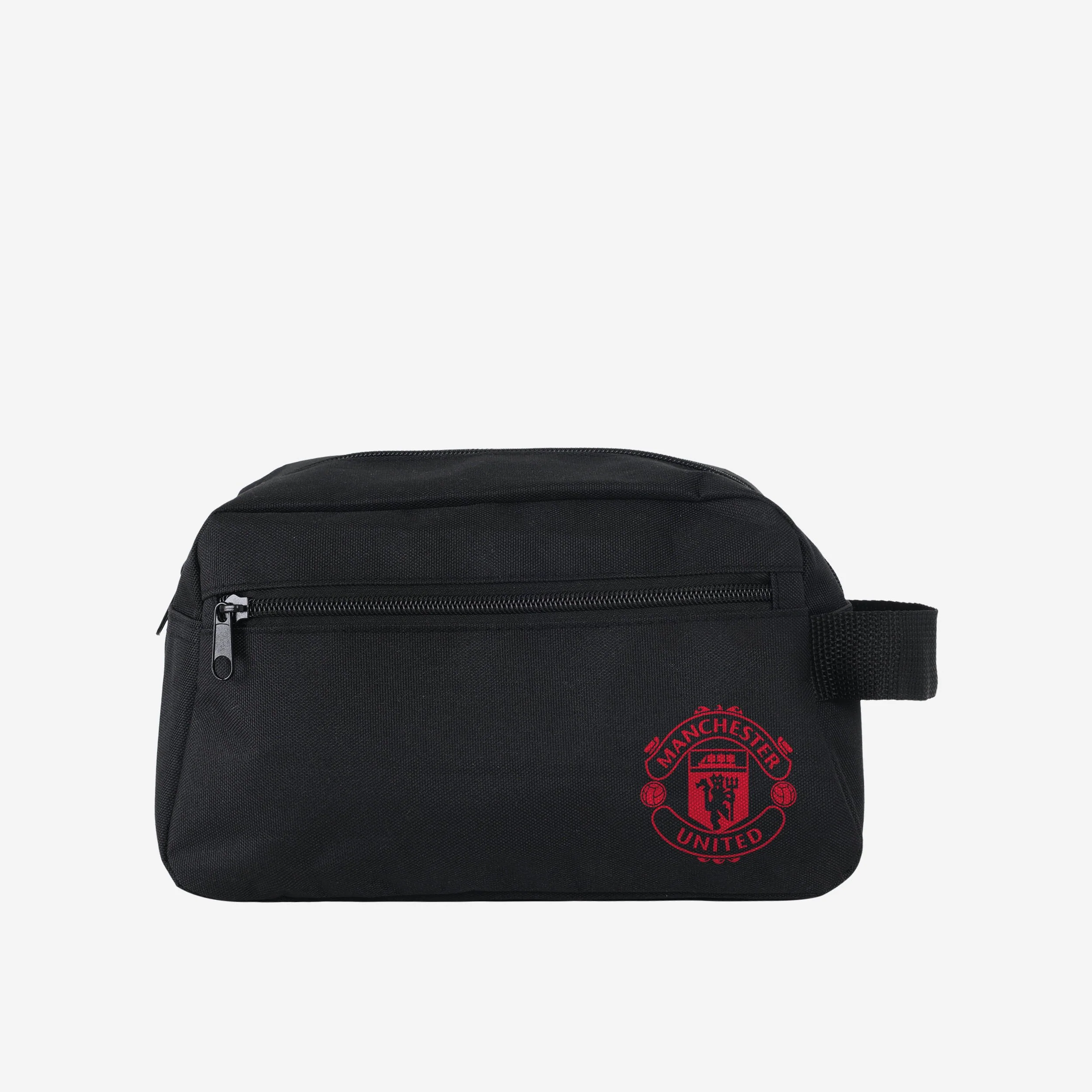 Manchester United FC Black Recycled Toiletry Bag