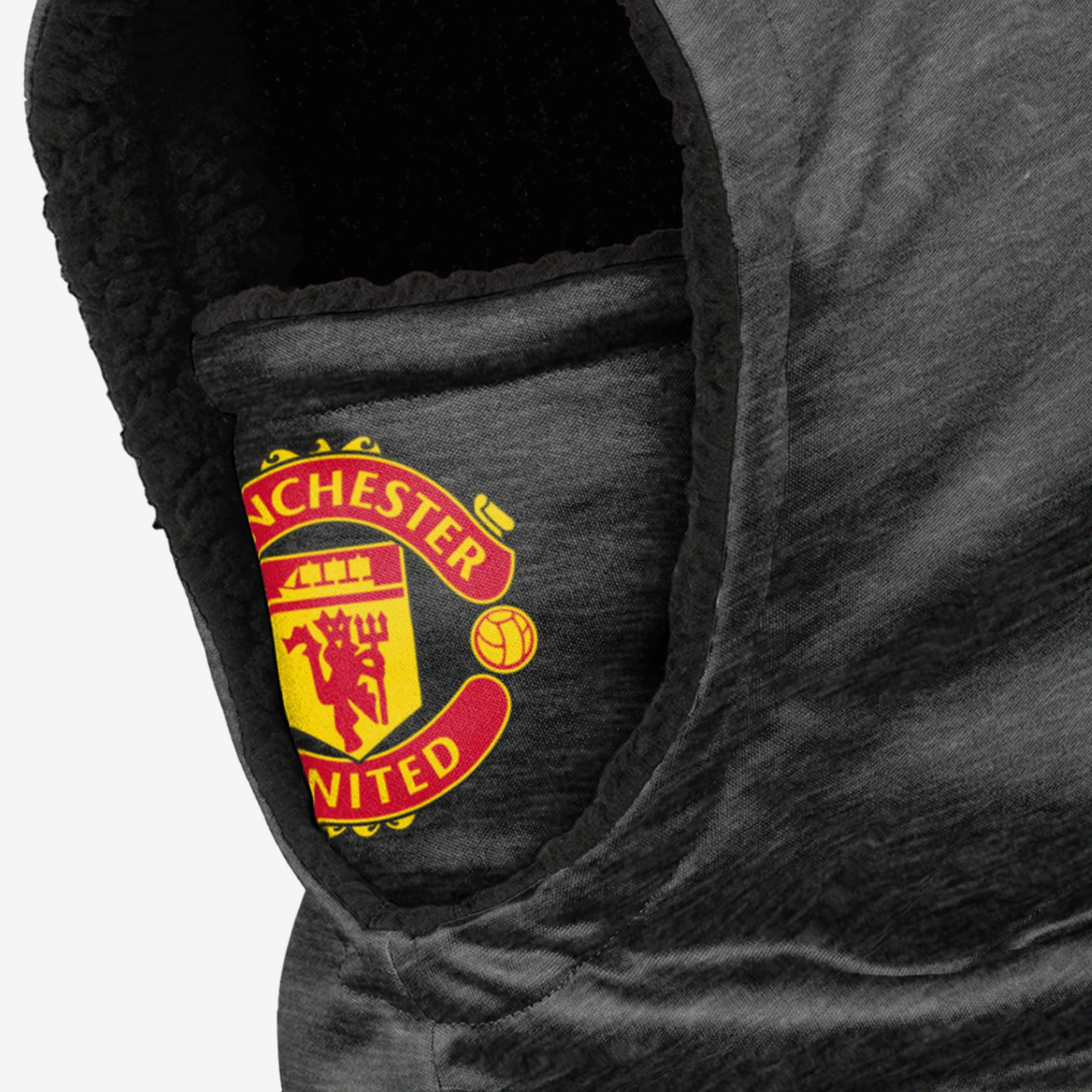 Manchester United FC Dark Grey Hooded Snood - Image 3