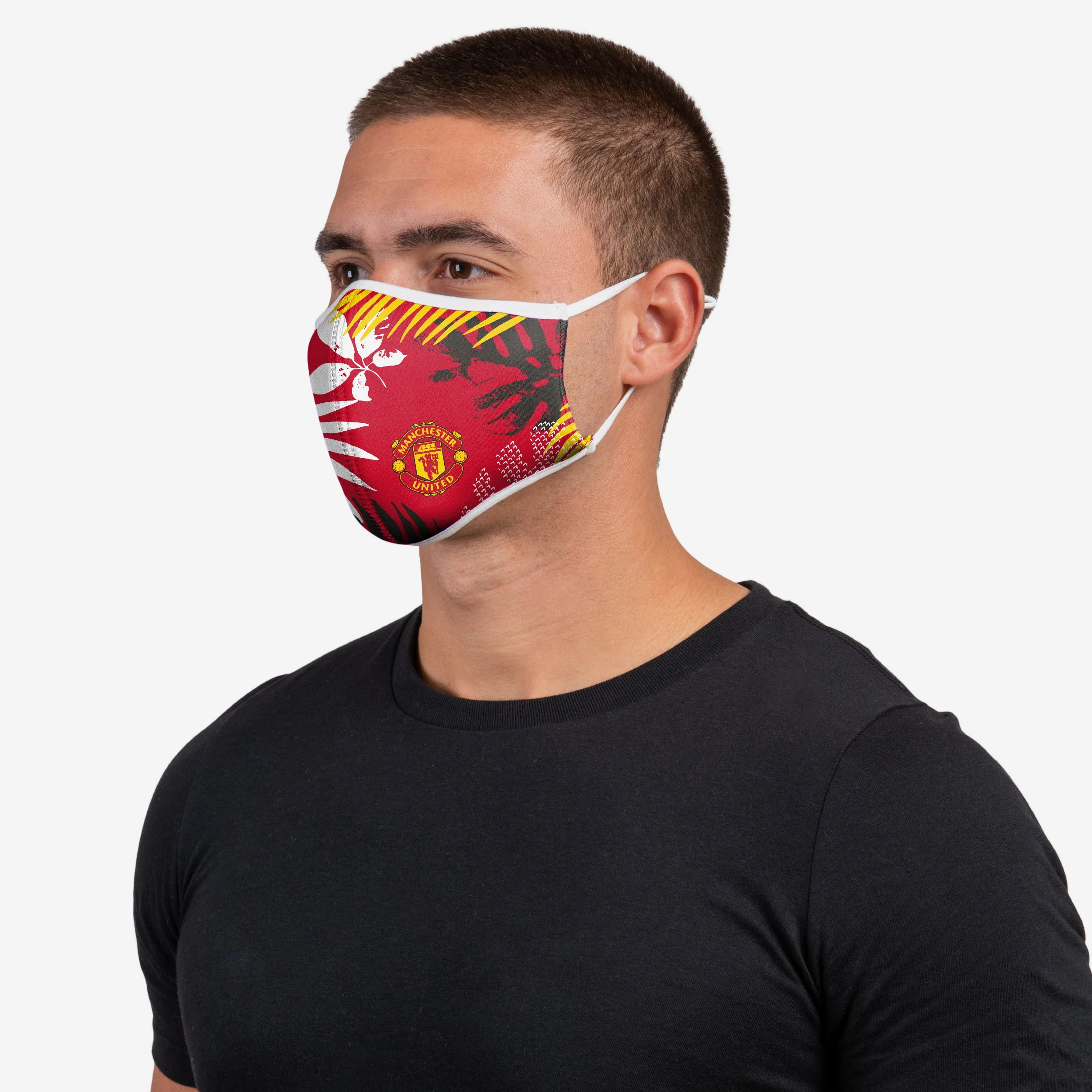 Manchester United FC Floral Spring Face Cover - Image 2