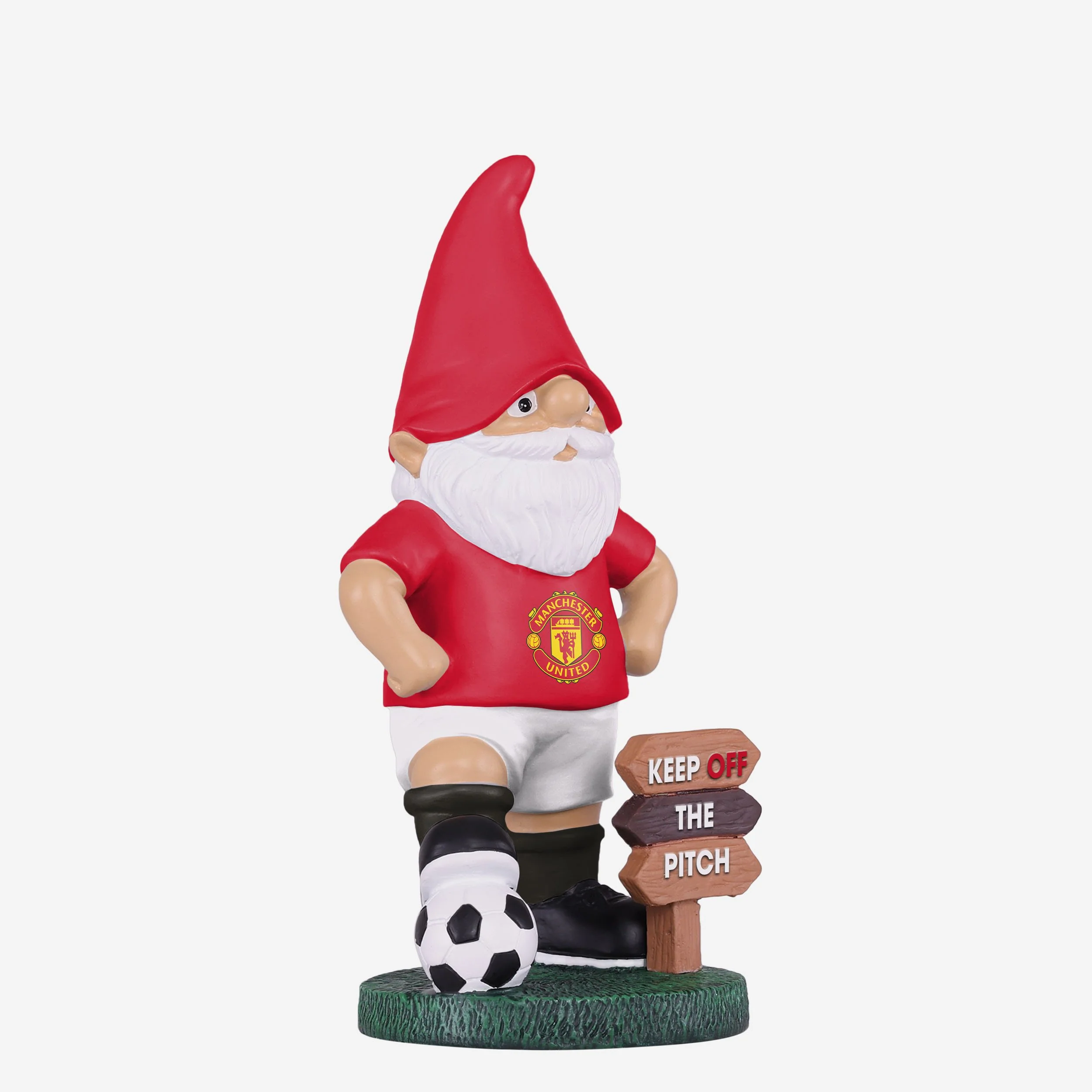 Manchester United FC Keep Off The Pitch Gnome - Image 2