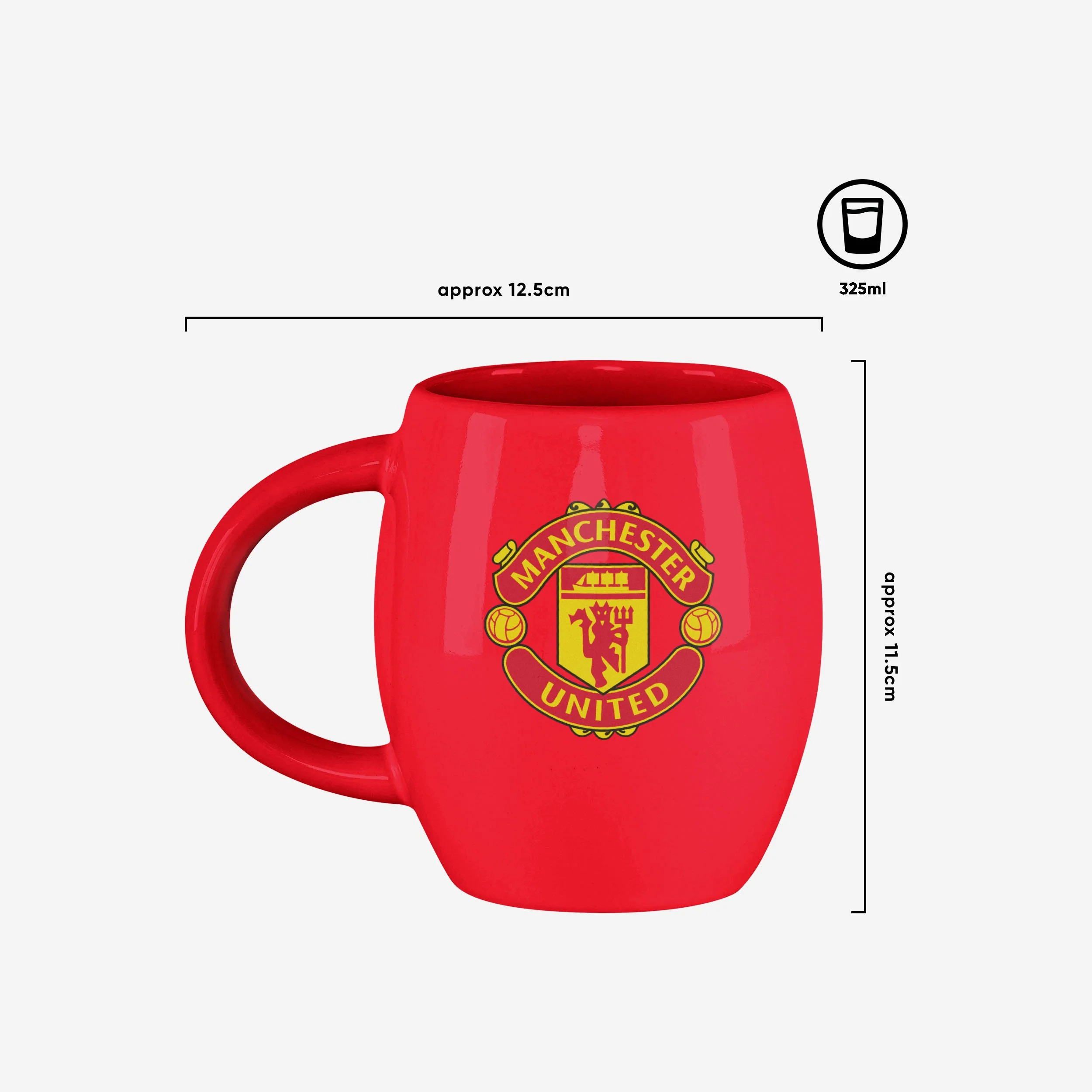 Manchester United FC Number 1 Dad Tea Tub Mug - Image 3
