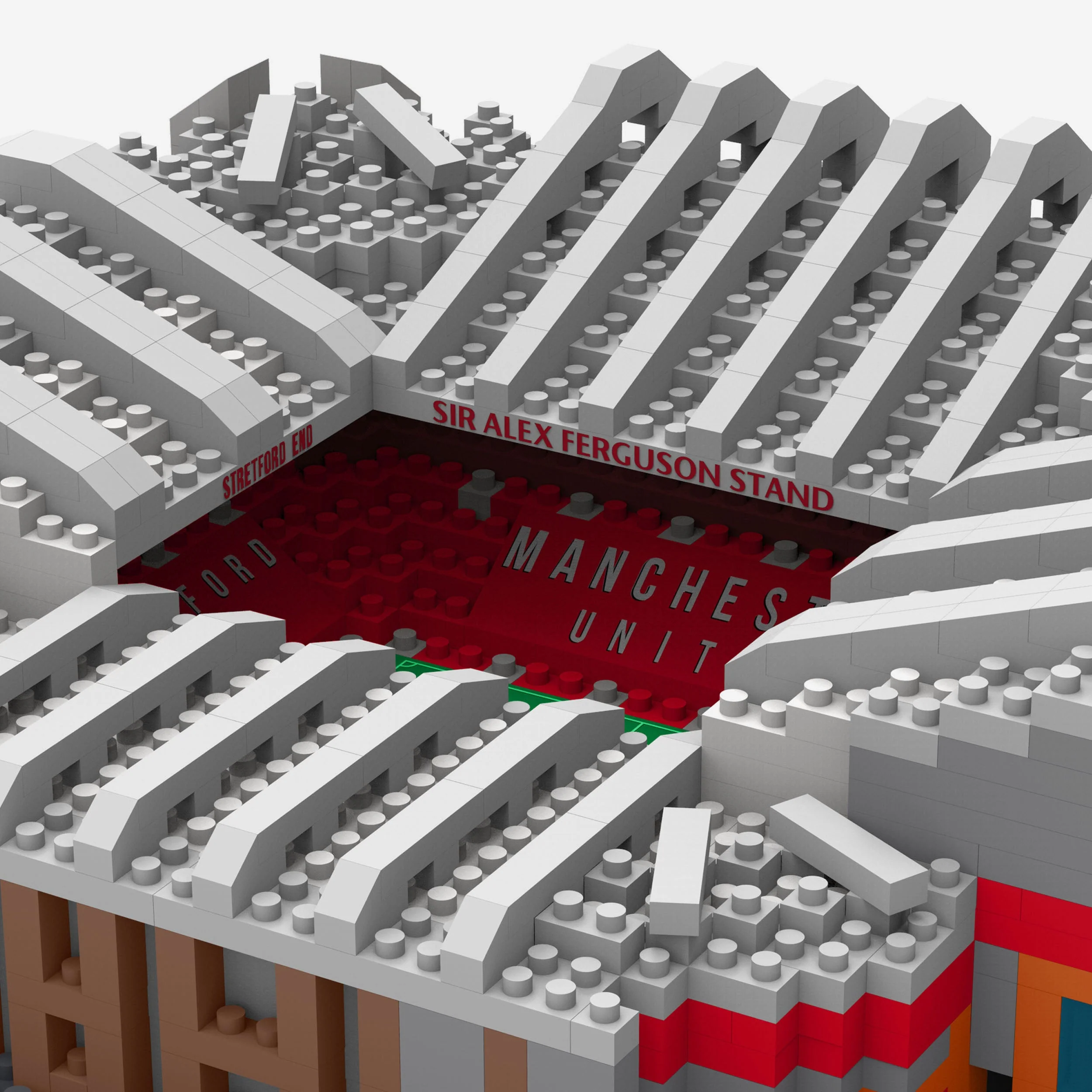 Manchester United FC Old Trafford Mini BRXLZ Stadium - Image 4