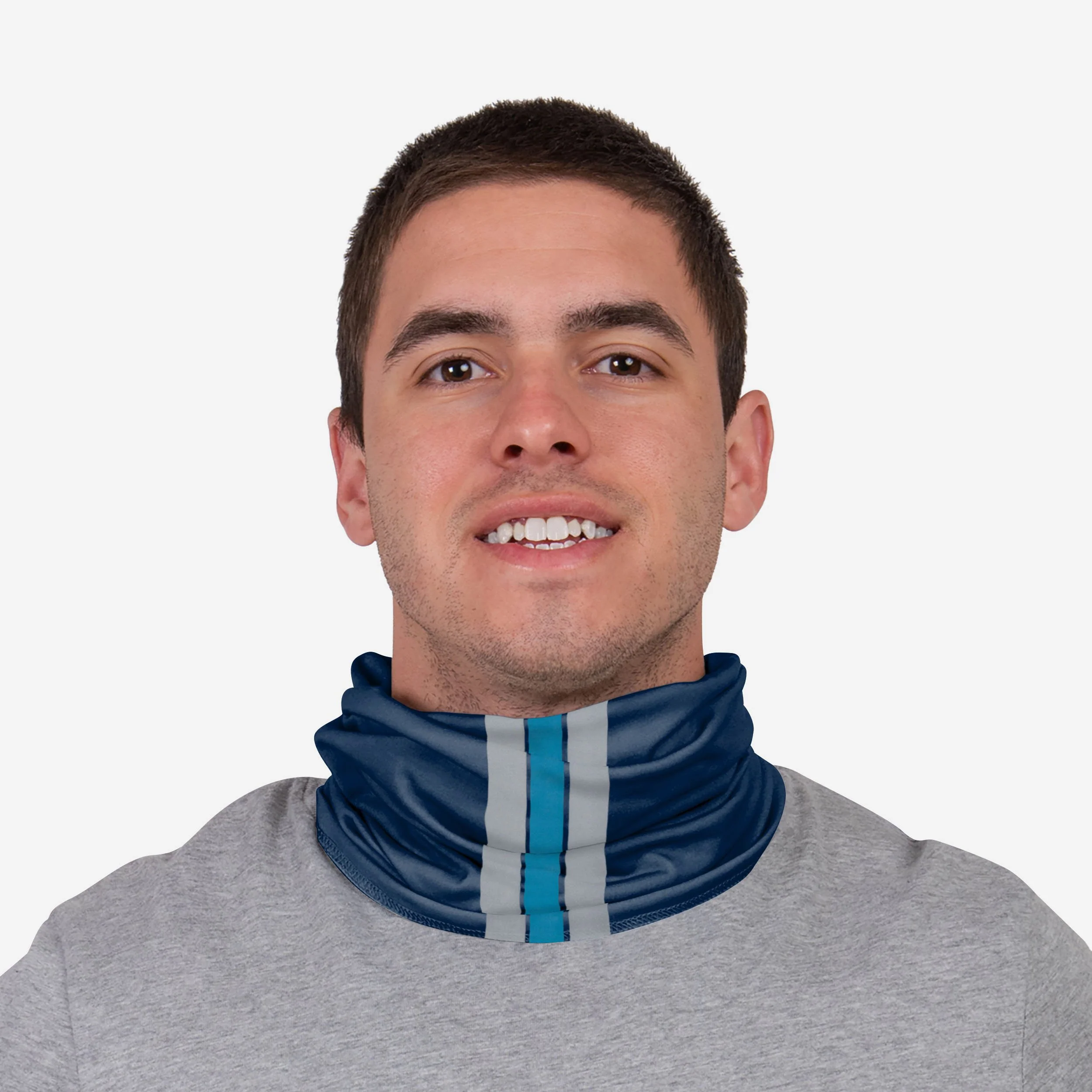 Manchester United FC Stripe Logo Reflective Snood Scarf - Image 3