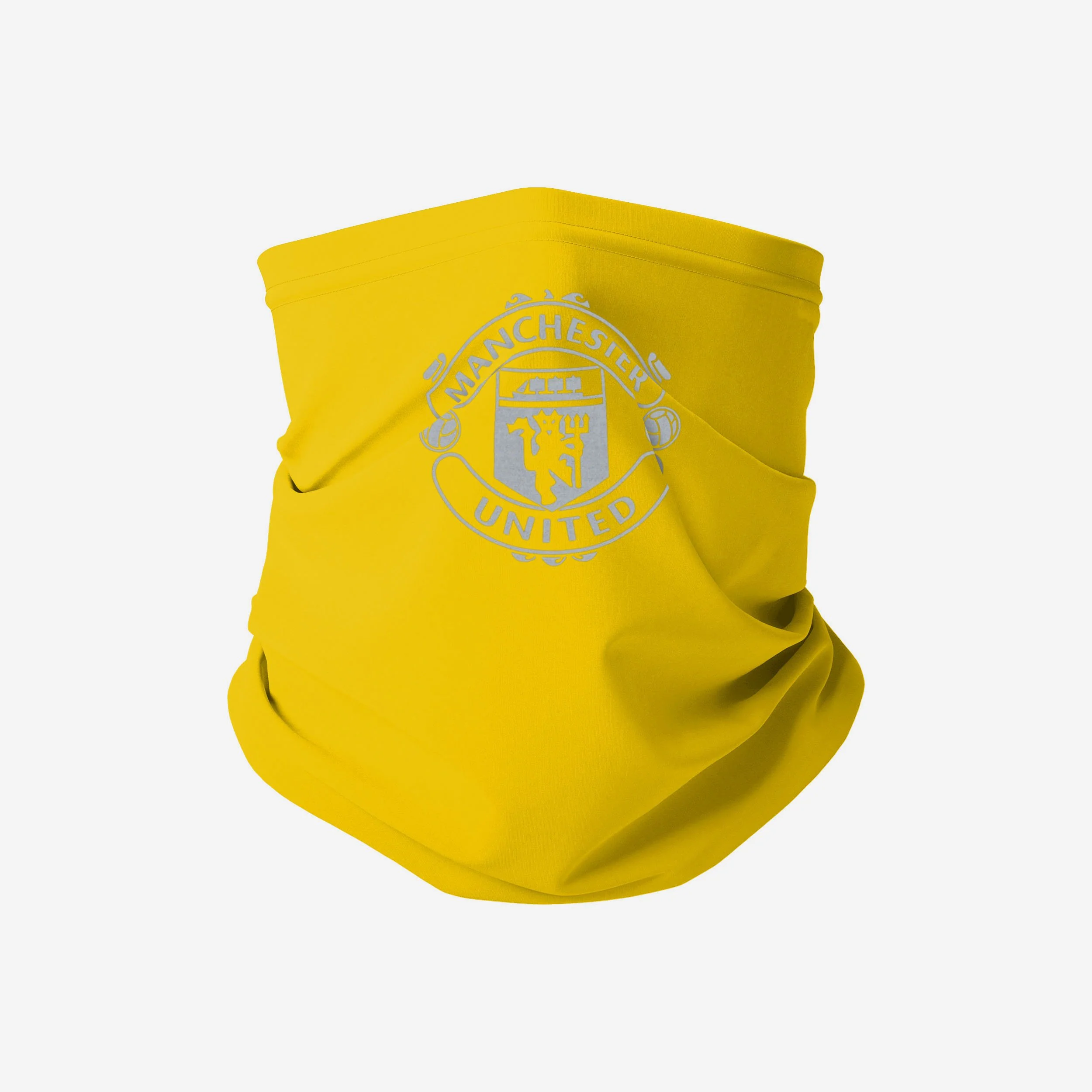 Manchester United FC Yellow Neon Reflective Snood Scarf