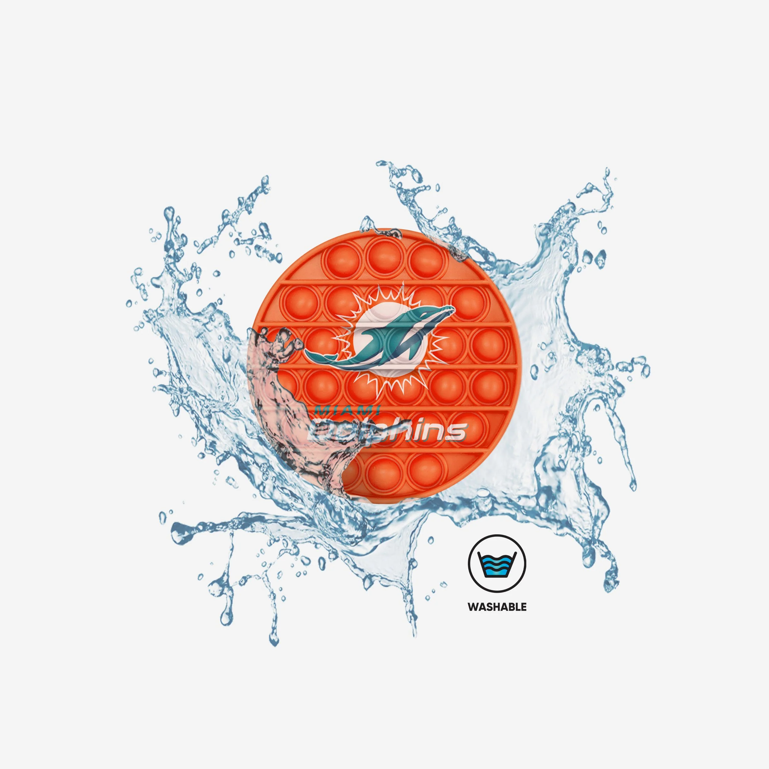 Miami Dolphins 2 Pack Helmet & Circle Push-Itz Fidget - Image 5