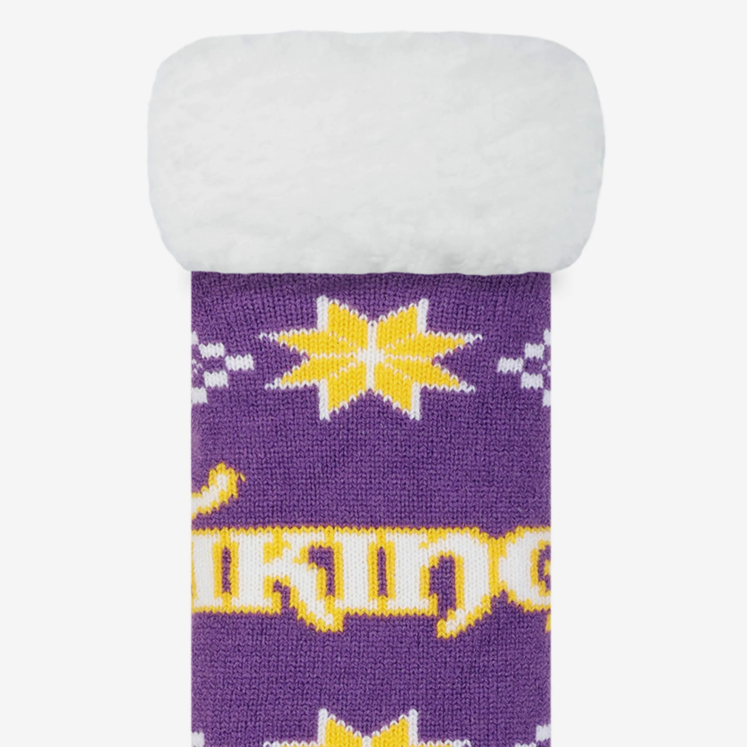 Minnesota Vikings Ugly Footy Slipper Socks - Image 3