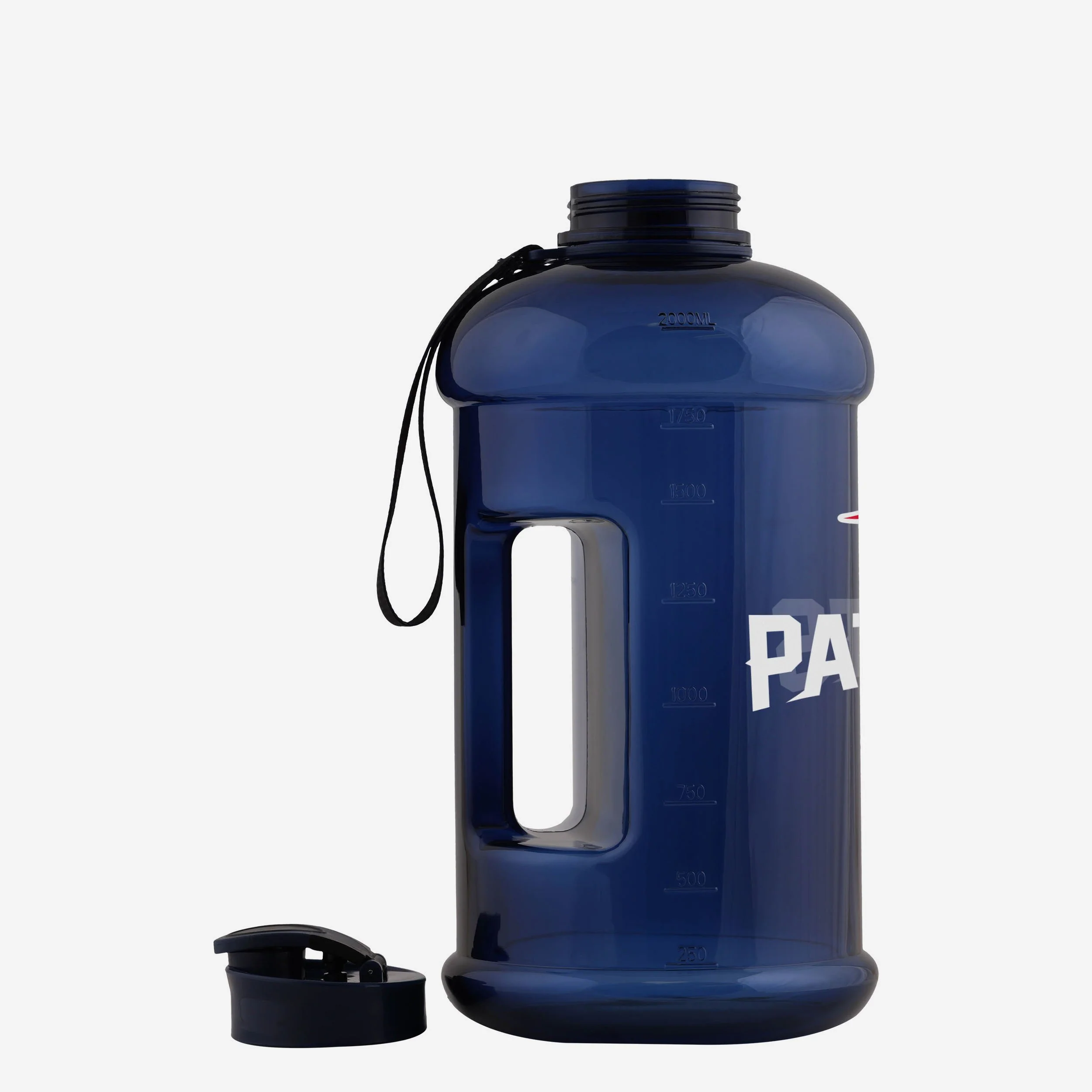 New England Patriots 2000 mL Clear Sports Bottle - Image 3