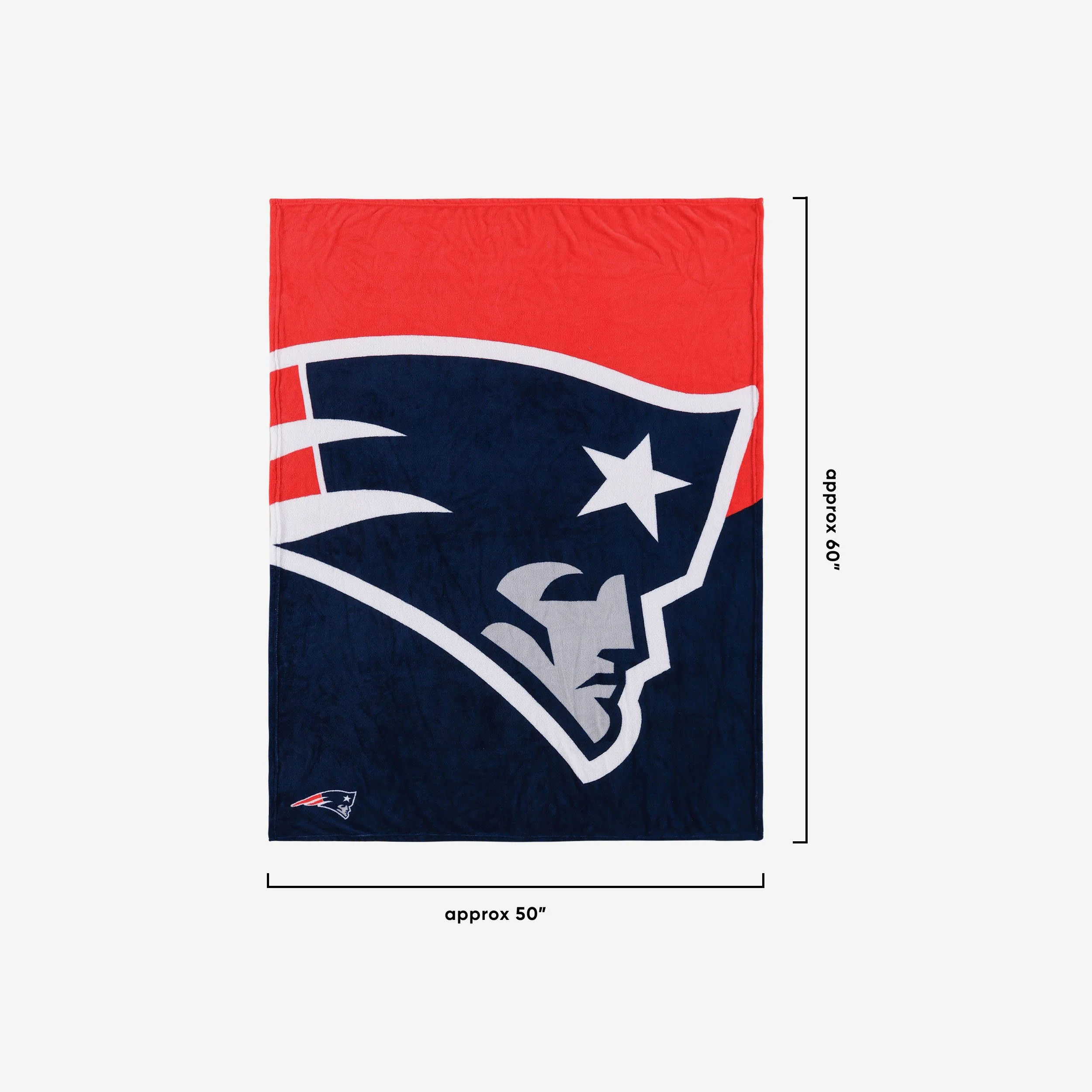 New England Patriots Supreme Slumber Plush Throw Blanket - Image 3