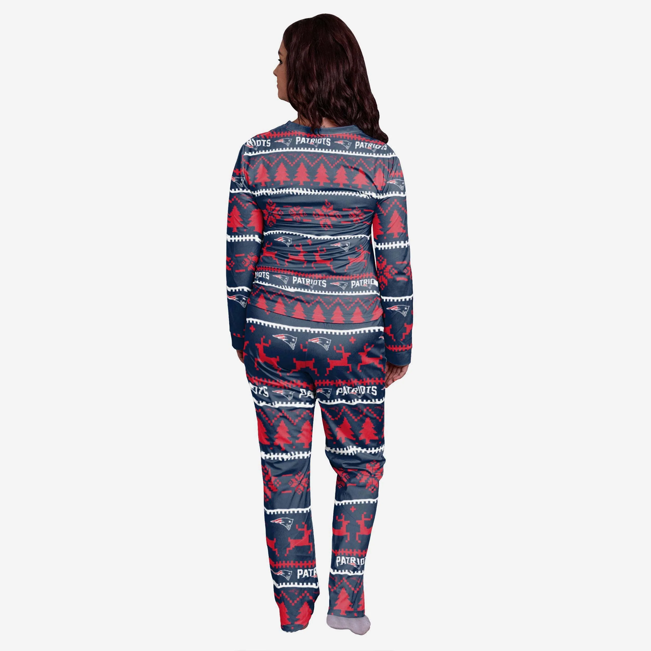 New England Patriots Womens Family Holiday Pyjamas - Image 2
