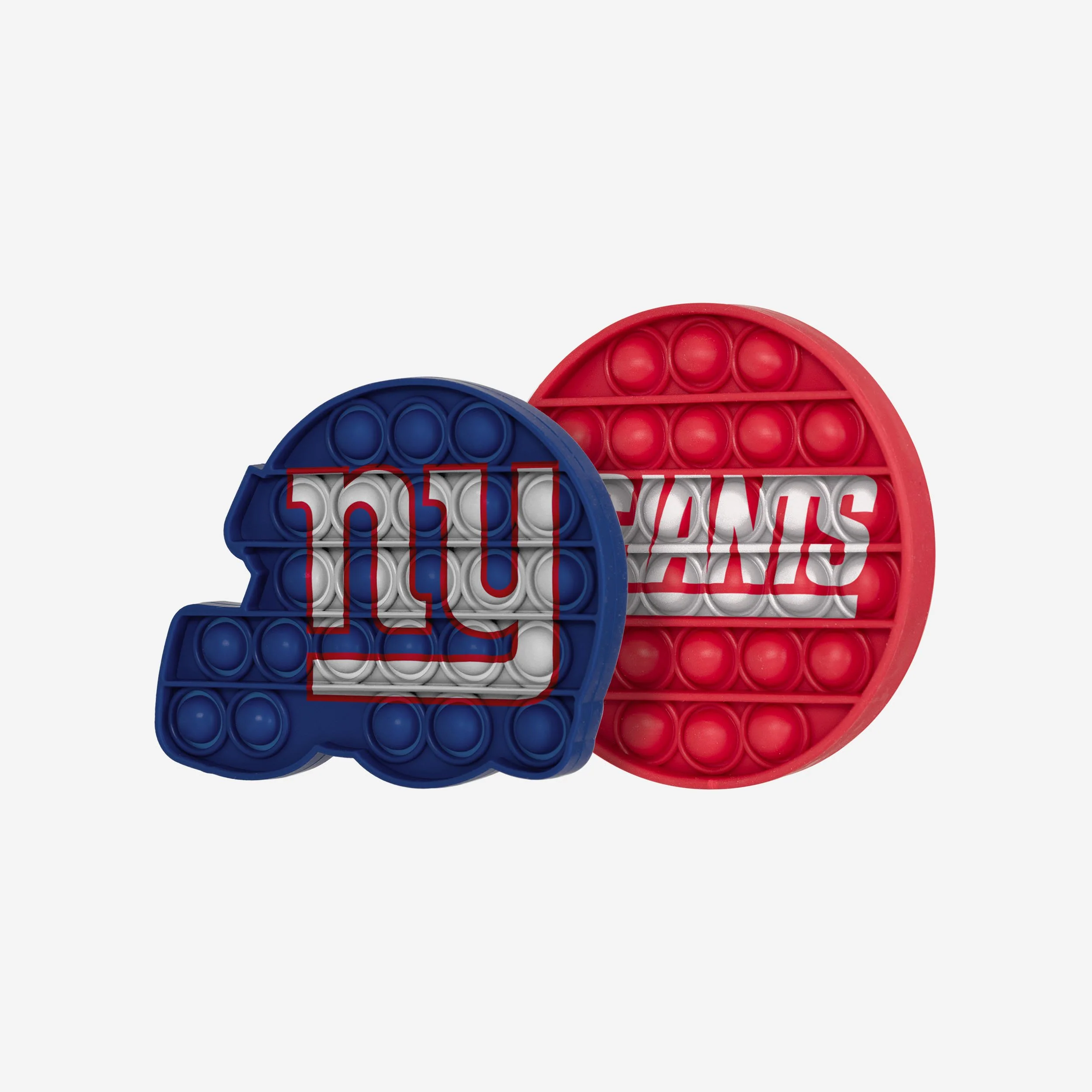 New York Giants 2 Pack Helmet & Circle Push-Itz Fidget
