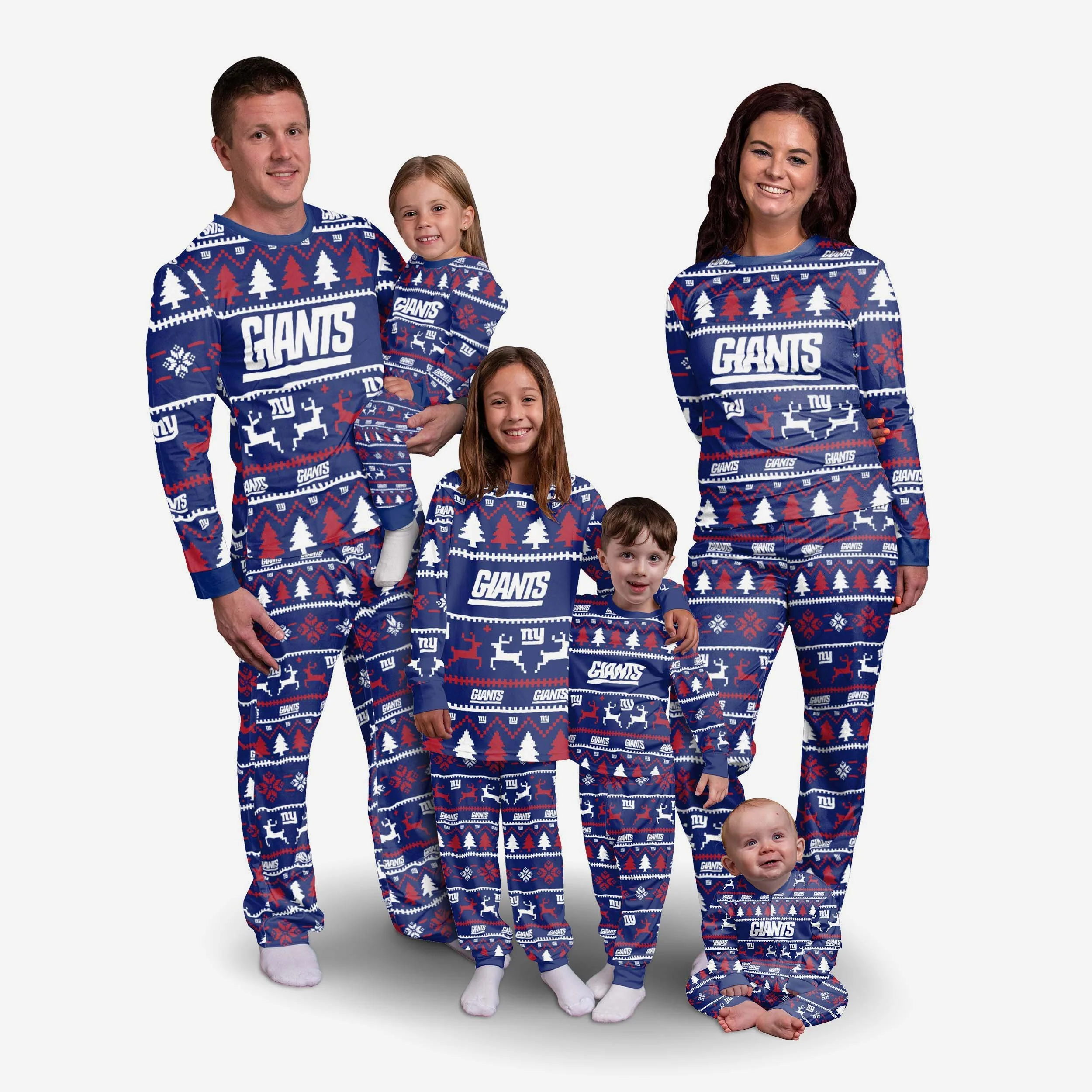 New York Giants Youth Family Holiday Pyjamas - Image 2