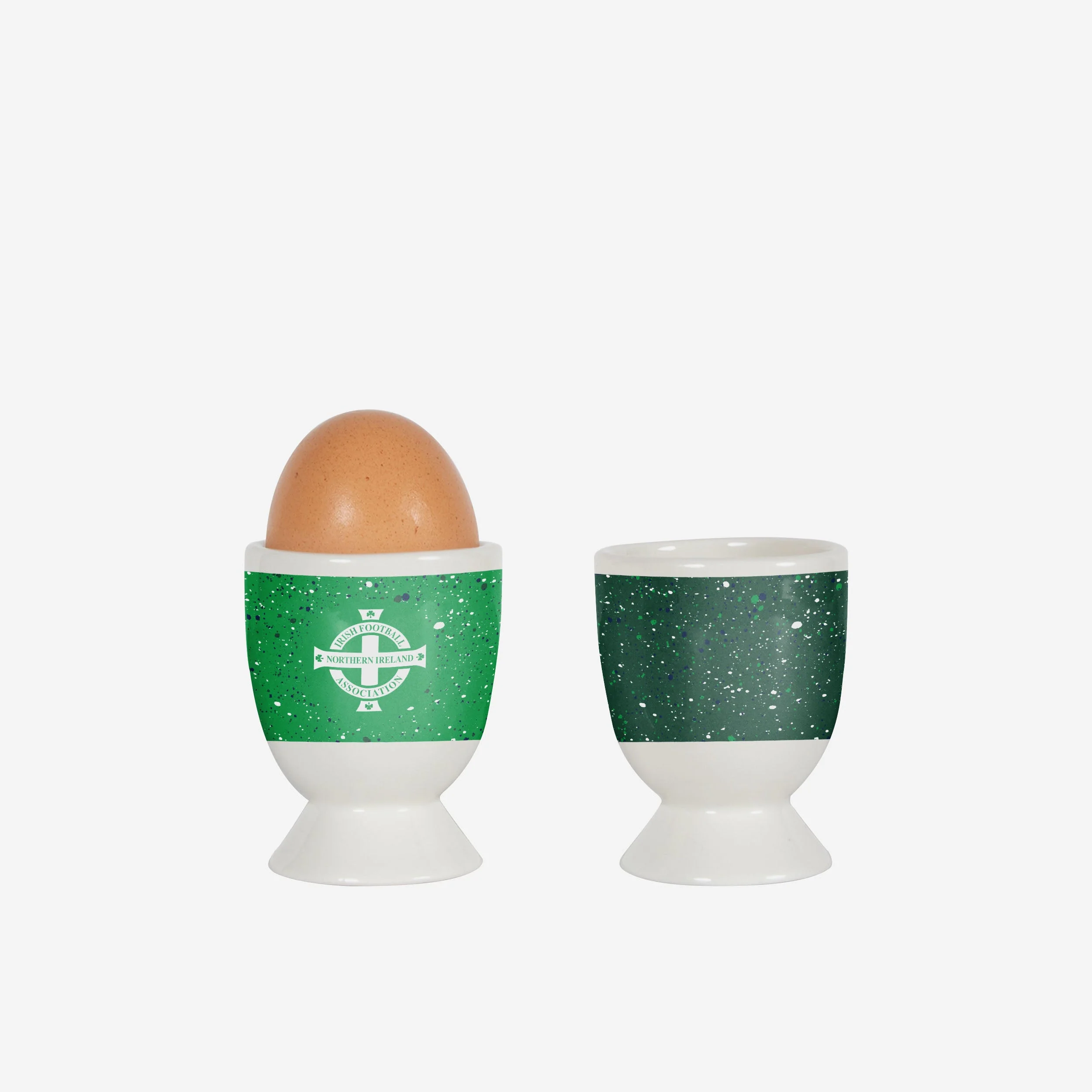 Northern Ireland 2 Pack Paint Splatter Egg Cup - Image 2