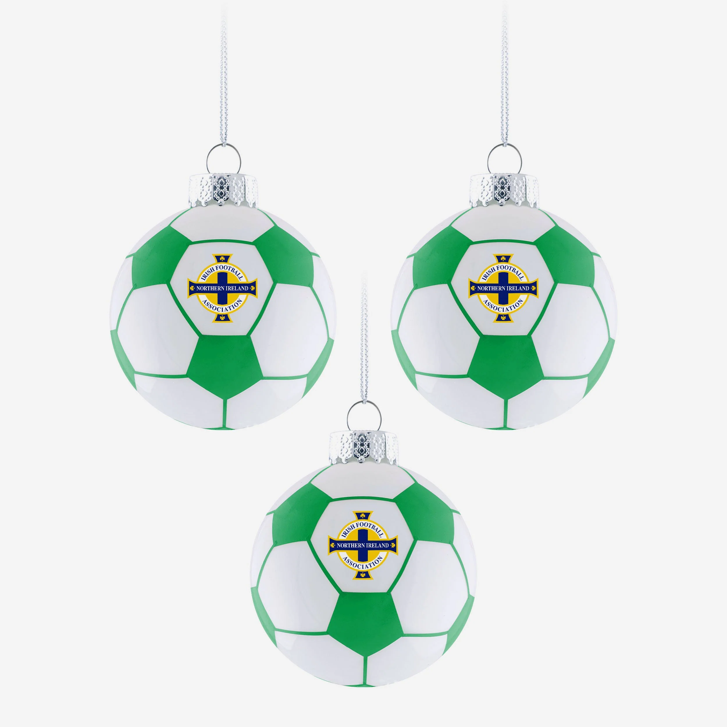Northern Ireland 3 Pack Football Ornament
