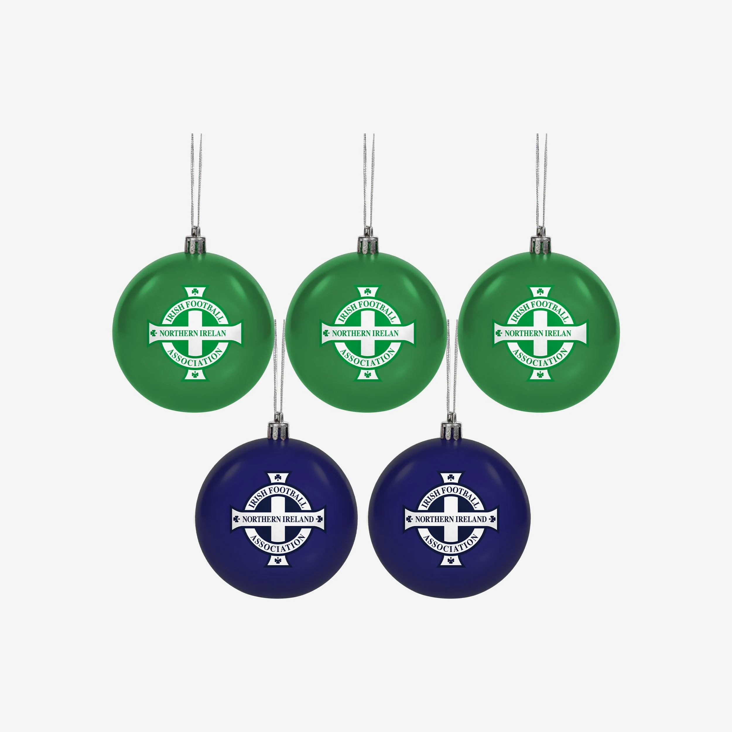 Northern Ireland 5 Pack Bauble Set