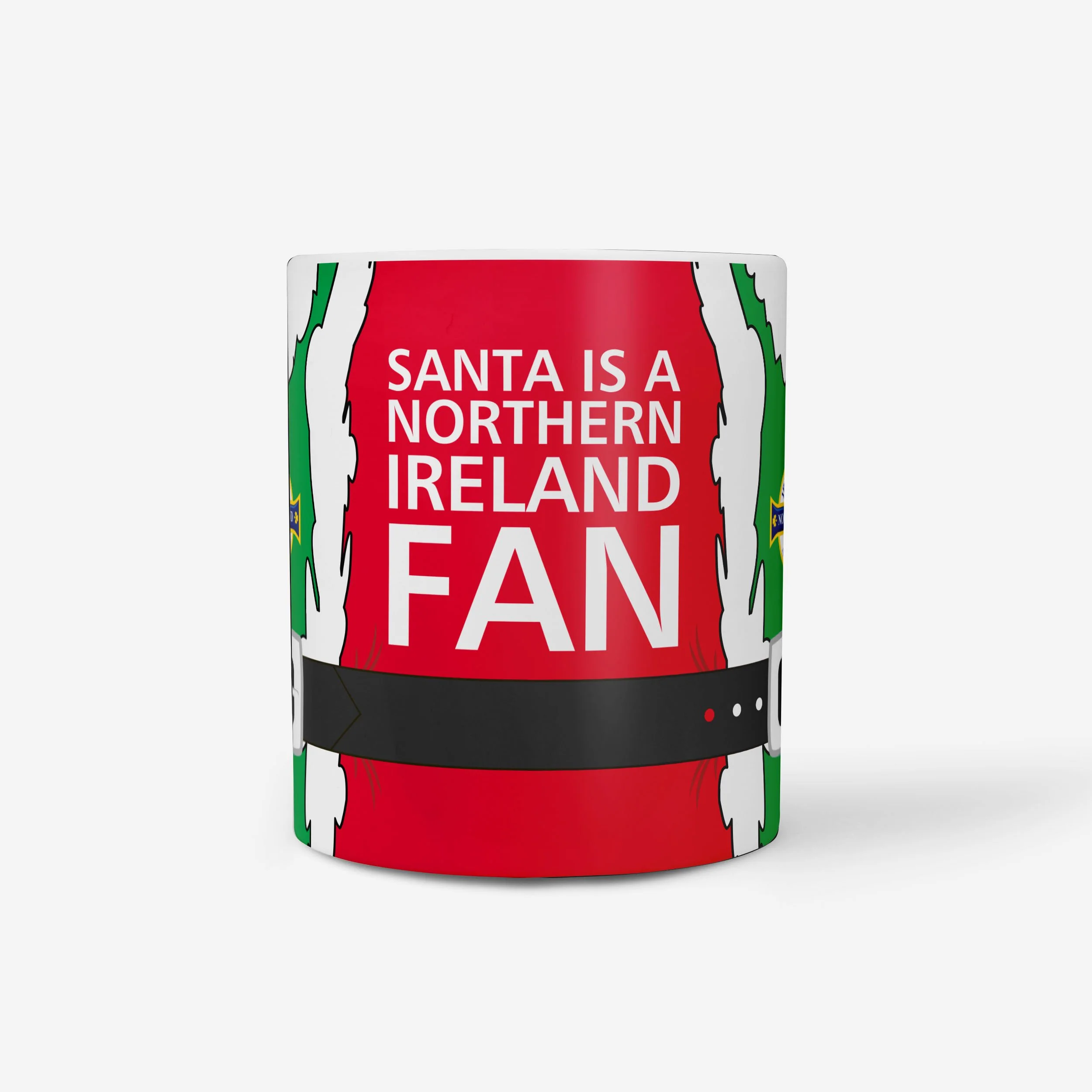Northern Ireland Santa Is A Fan Mug - Image 4