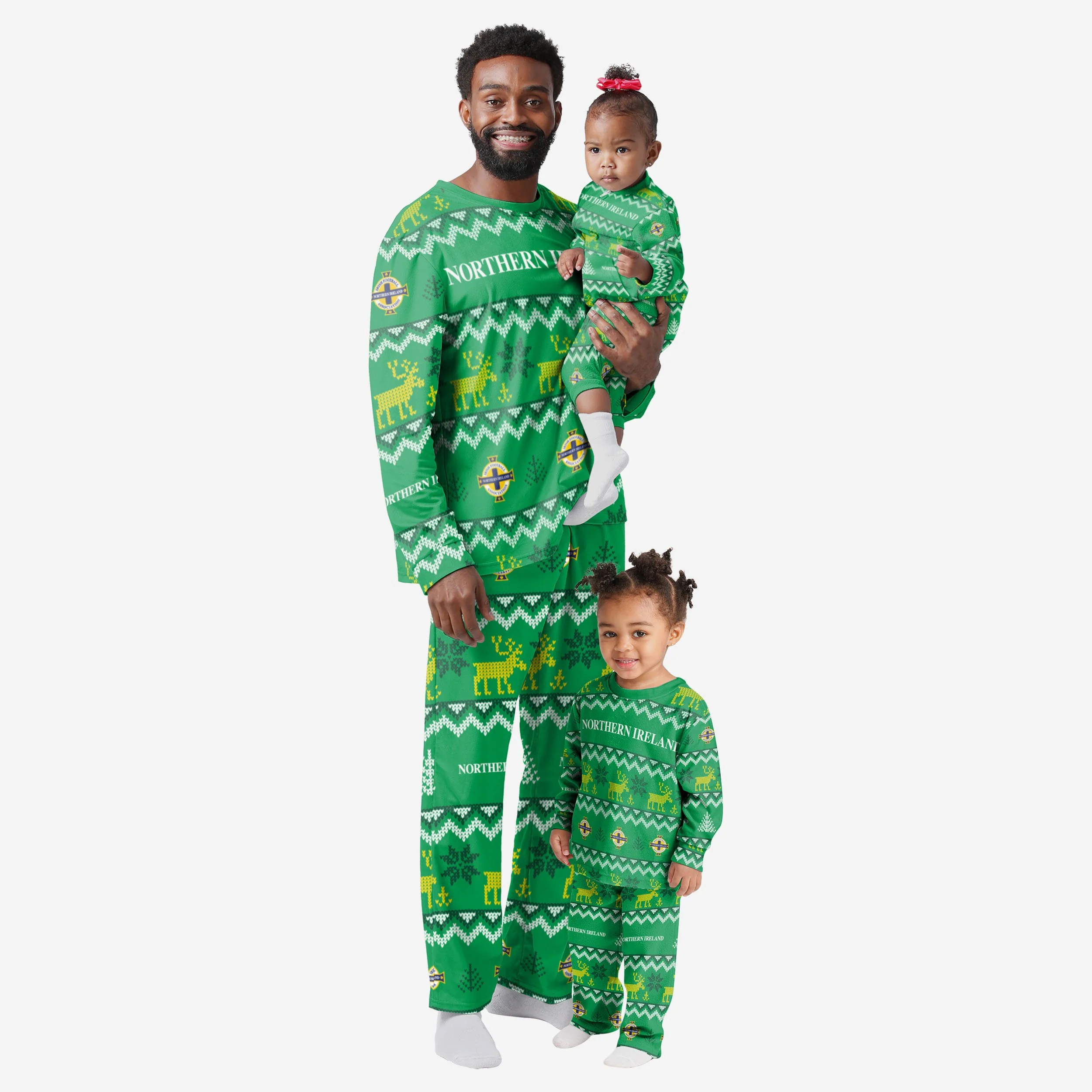 Northern Ireland Youth Ugly Pattern Family Holiday Pyjamas - Image 3