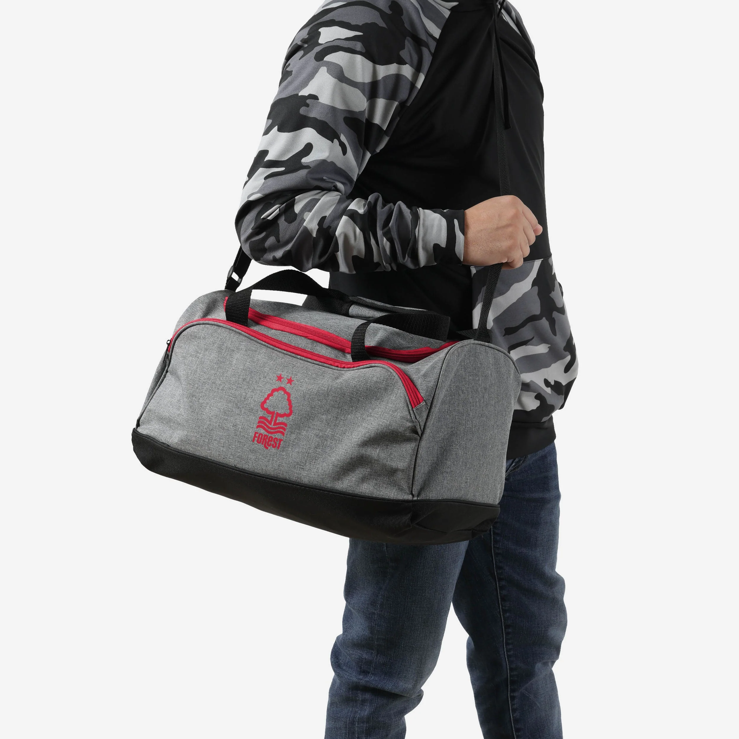 Nottingham Forest FC Grey Duffle Bag - Image 4