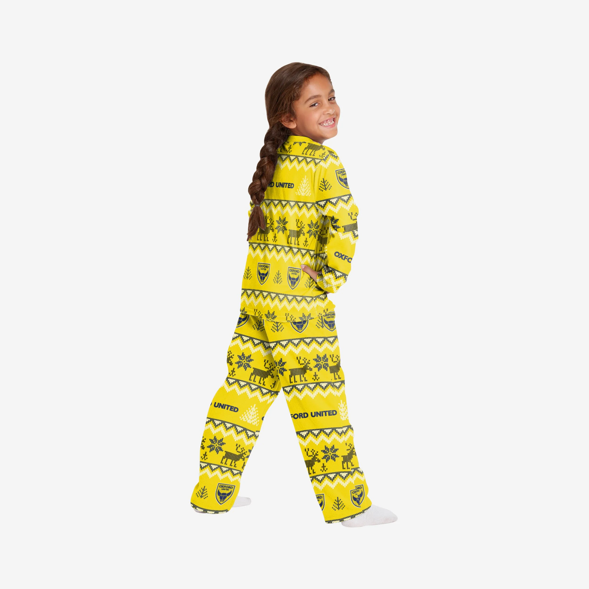 Oxford United FC Youth Ugly Pattern Family Holiday Pyjamas - Image 2