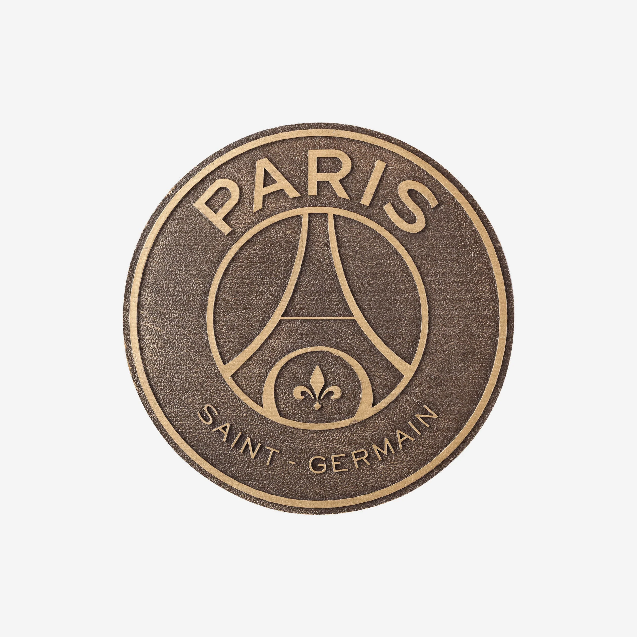 Paris Saint-Germain FC Bronze Effect Wall Sign