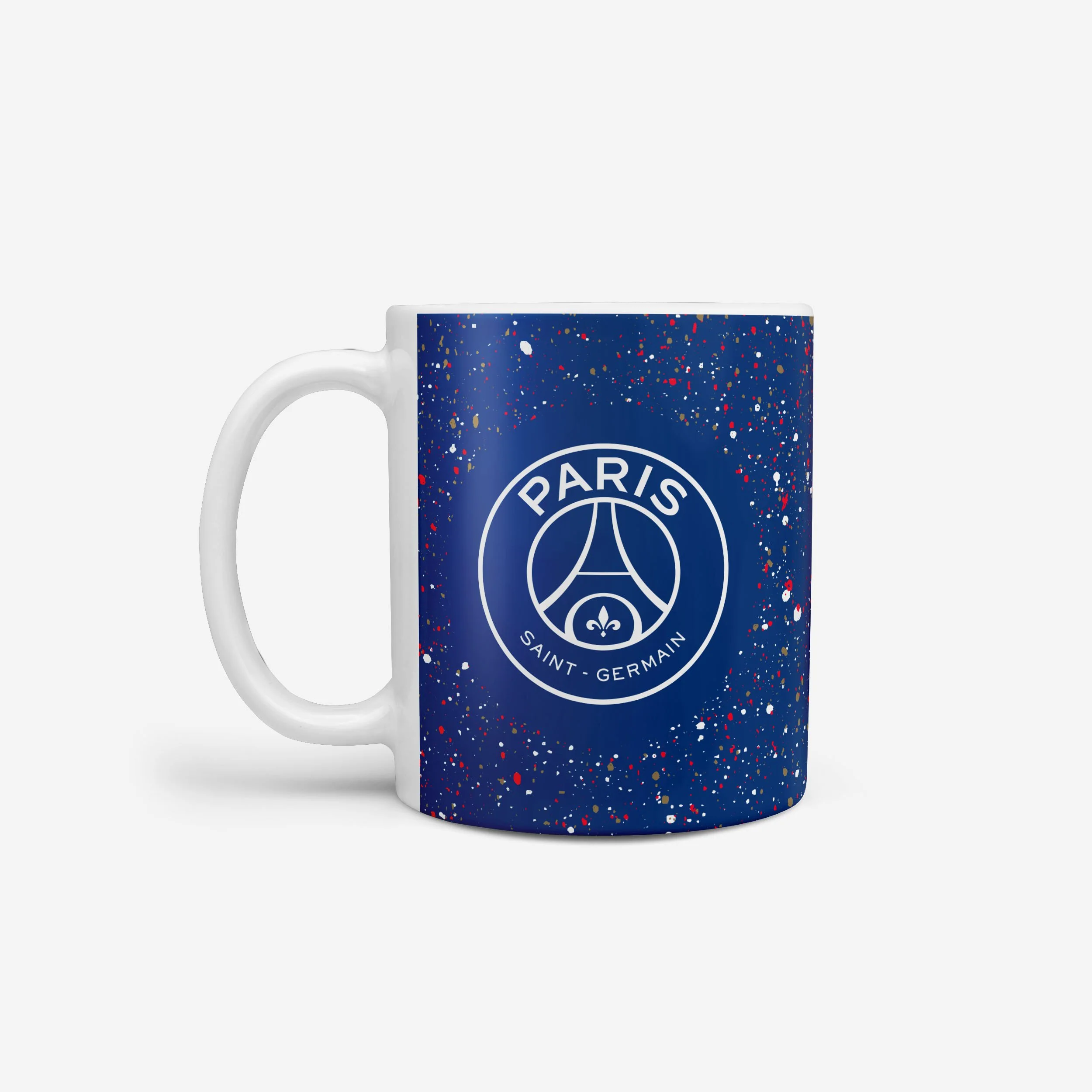 Paris Saint-Germain FC Paint Splatter Mug