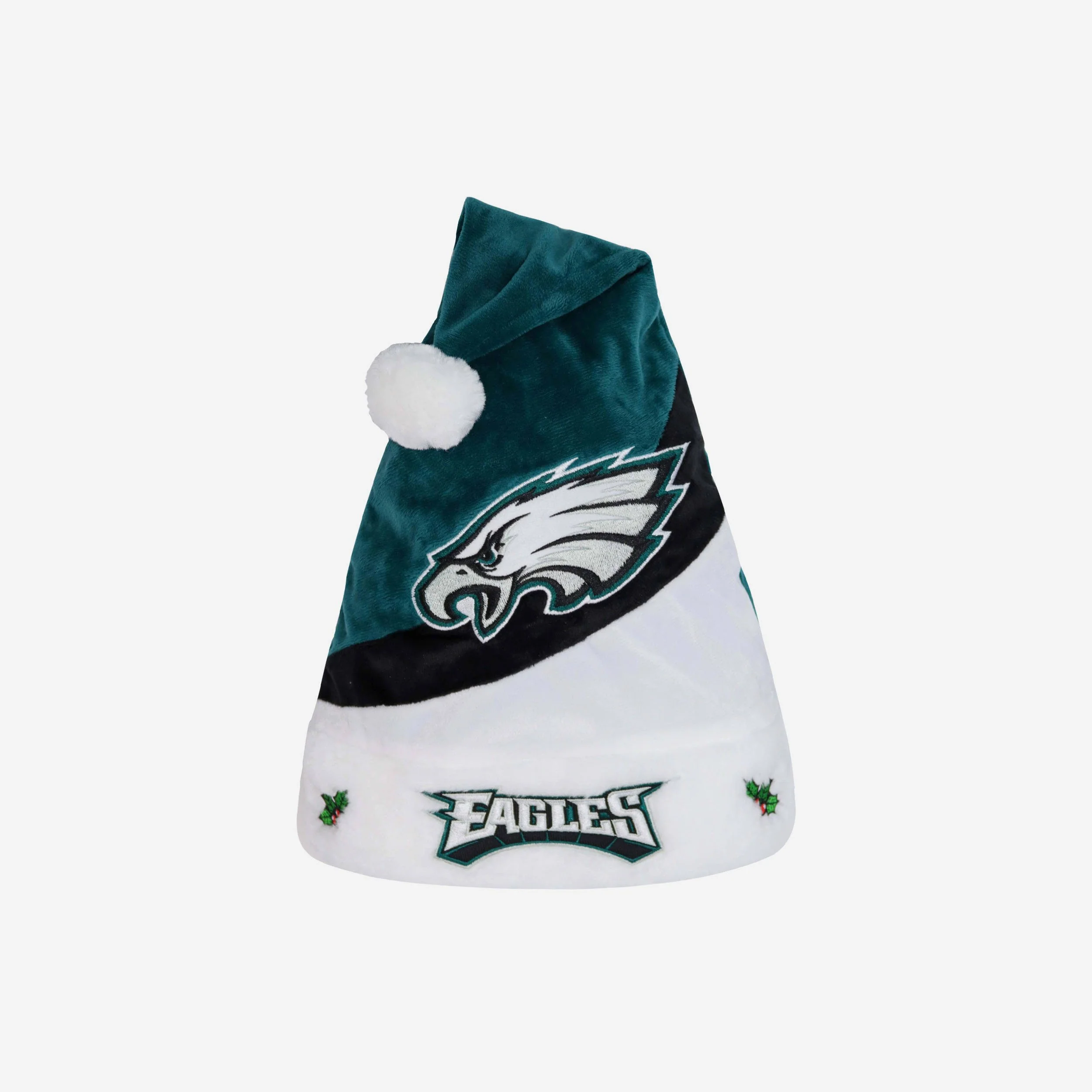 Philadelphia Eagles Colourblock Santa Hat