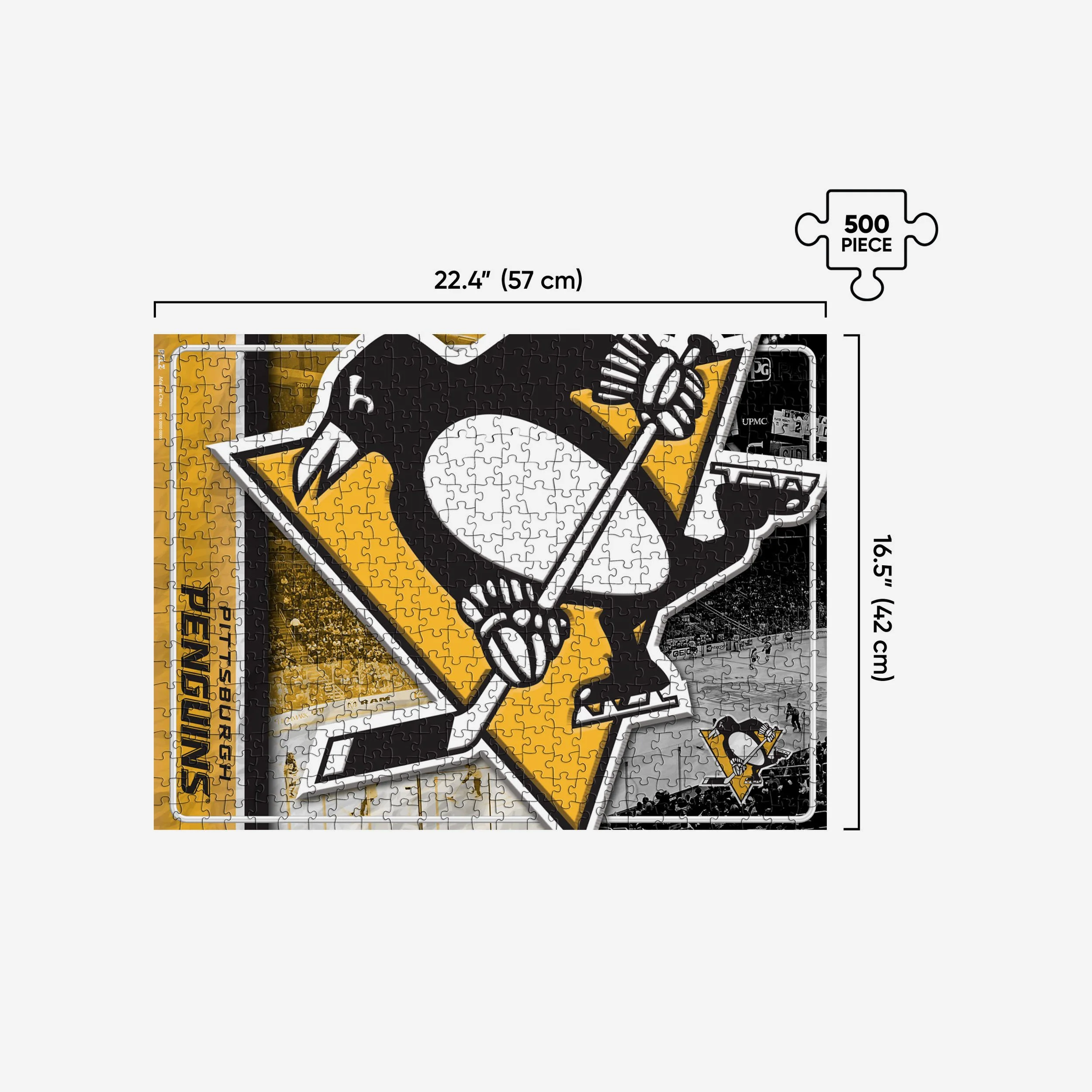 Pittsburgh Penguins 500 Piece Jigsaw Puzzle PZLZ - Image 2