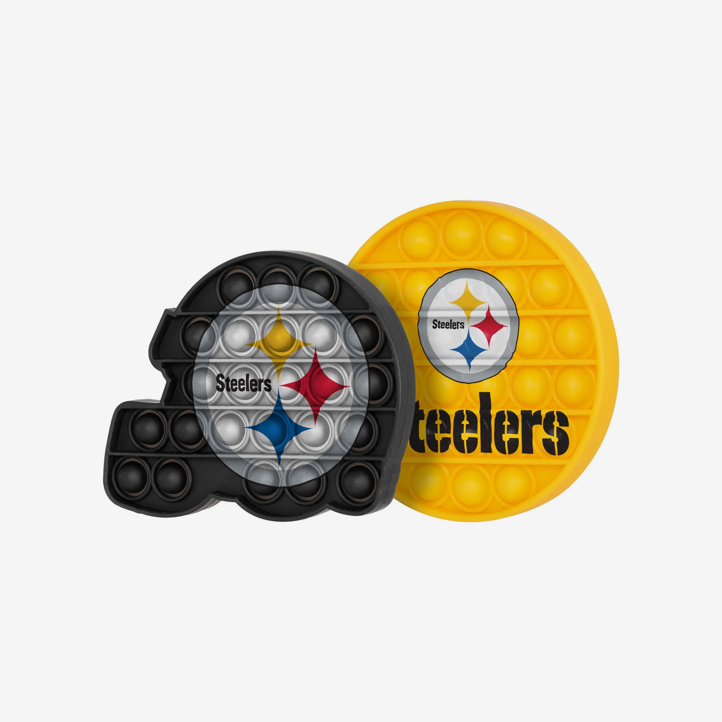 Pittsburgh Steelers 2 Pack Helmet & Circle Push-Itz Fidget