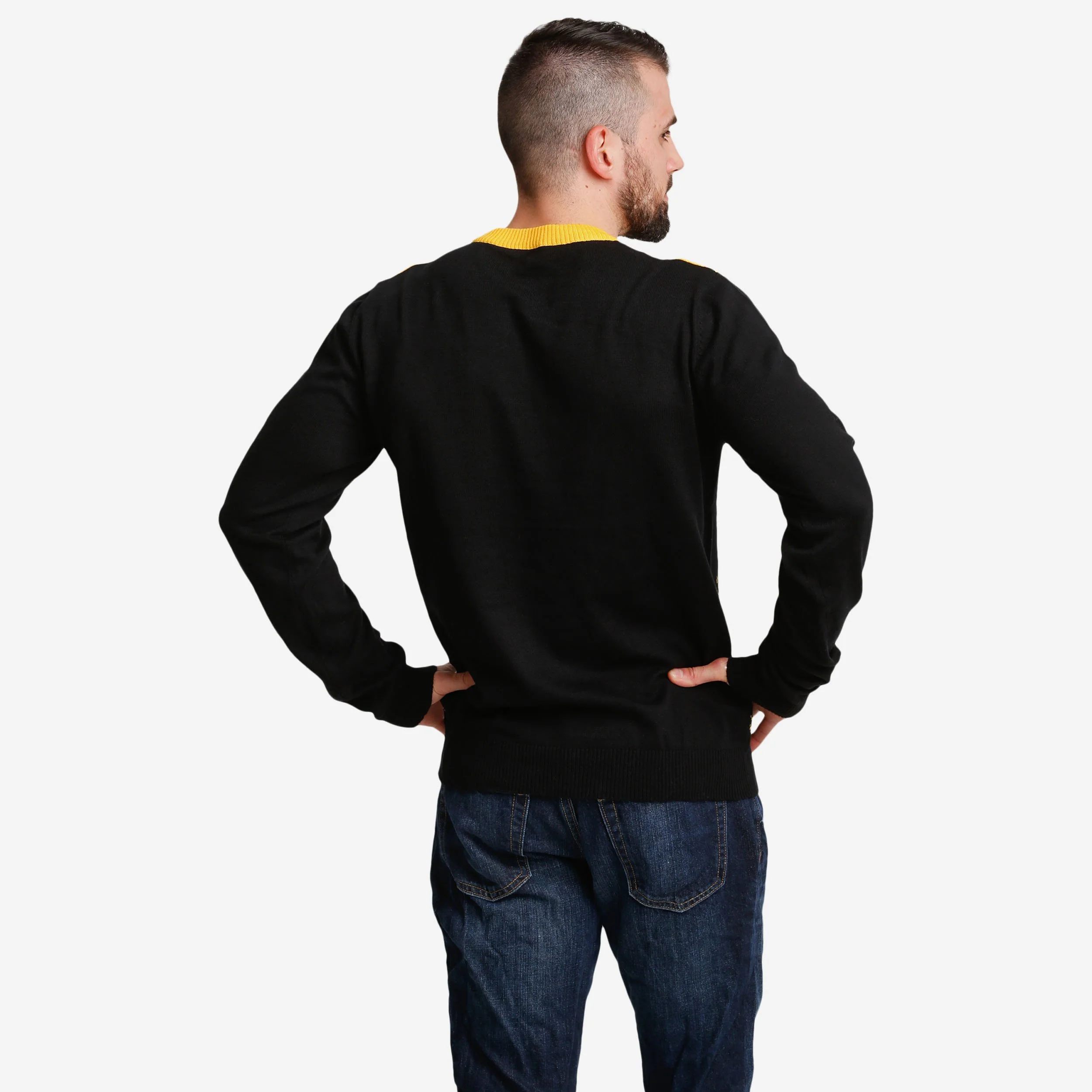 Pittsburgh Steelers Big Logo Christmas Jumper - Image 2