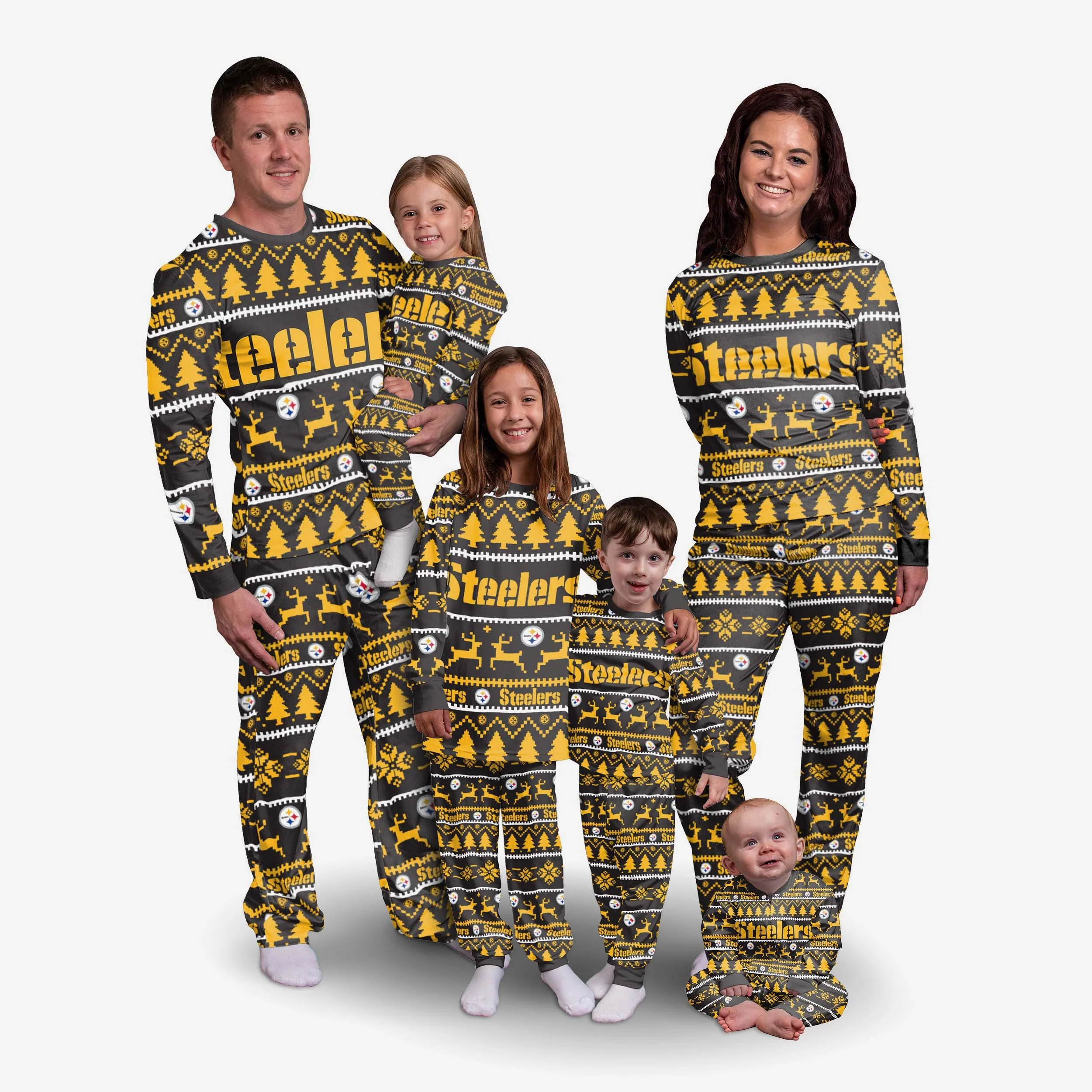 Pittsburgh Steelers Infant Family Holiday Pyjamas - Image 3