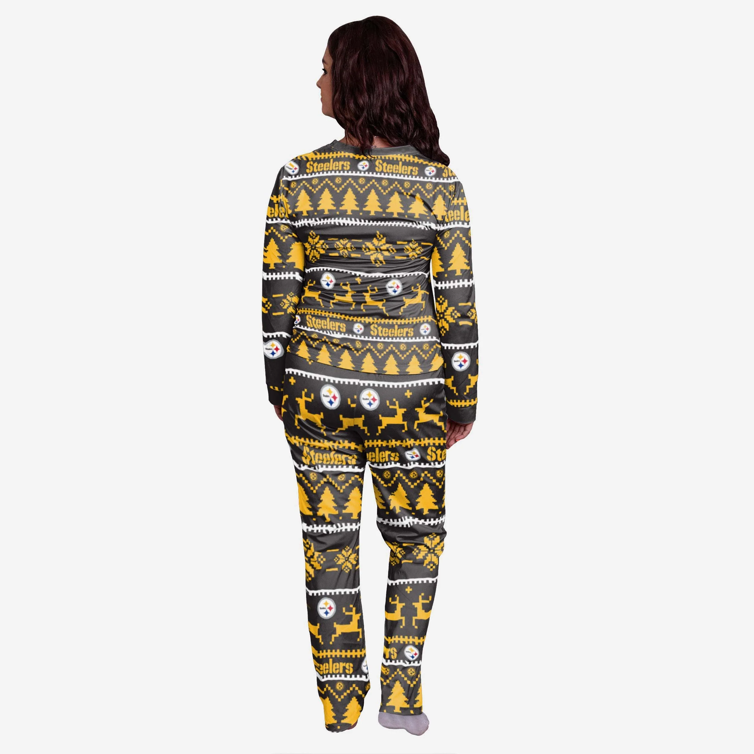 Pittsburgh Steelers Womens Family Holiday Pyjamas - Image 2