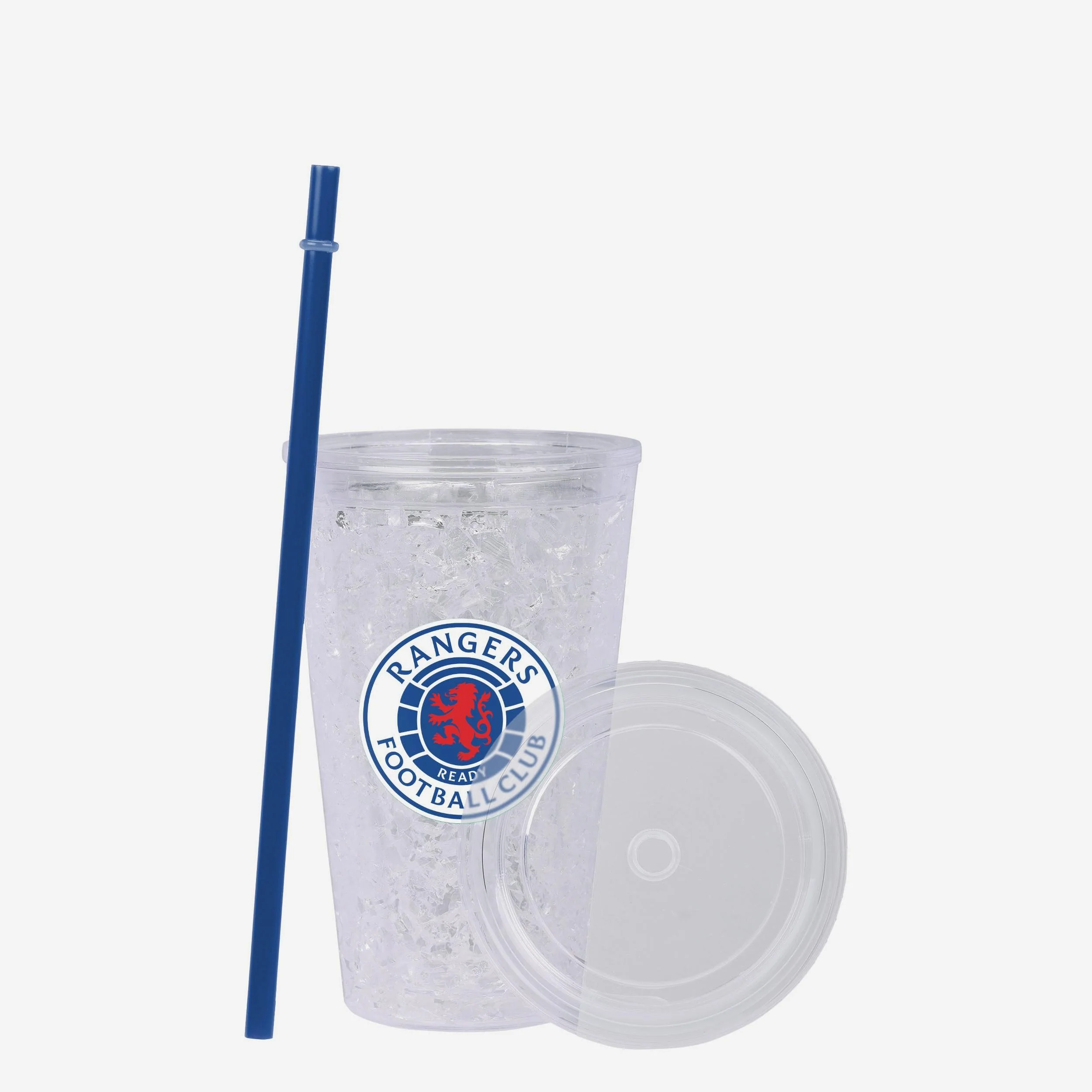 Rangers FC 450 mL Freezer Tumbler With Straw - Image 2
